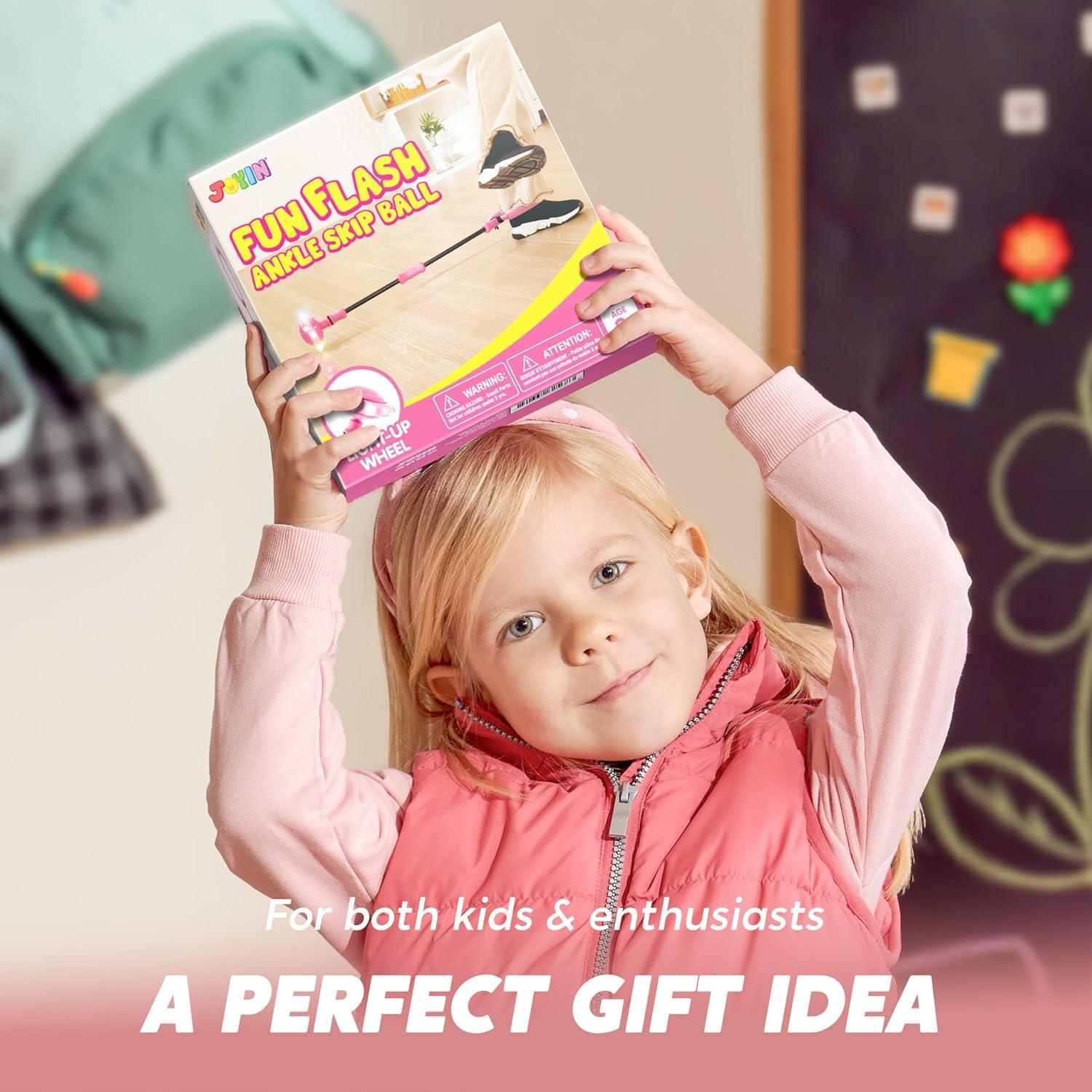 Pelota de Salto de Tobillo Joyin Rosa con Luces Intermitentes