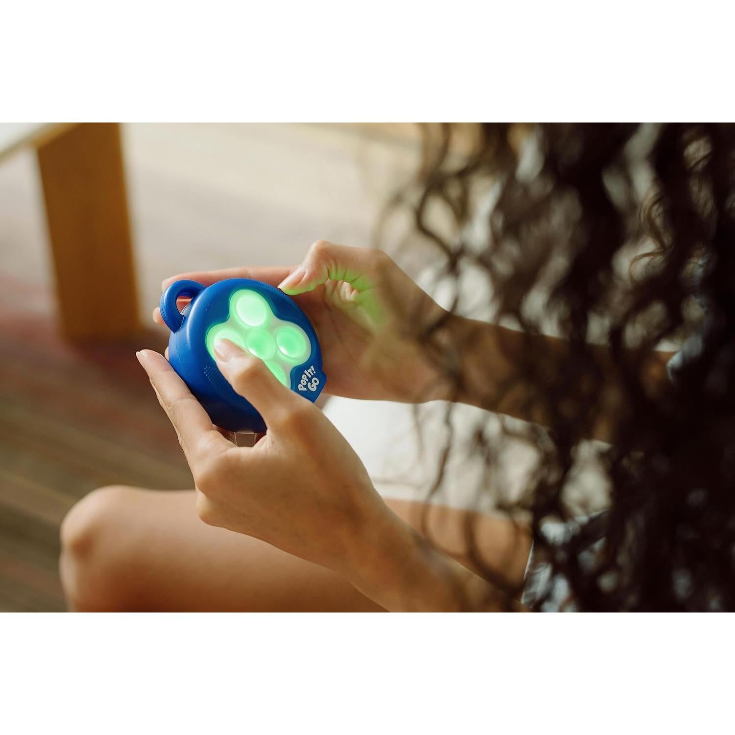 Pop It Go Buffalo Games - Juego Sensorial Portátil con Luces