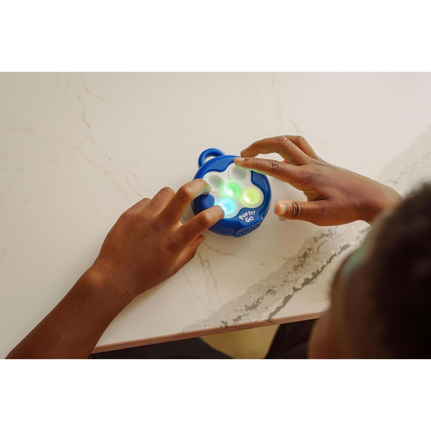Pop It Go Buffalo Games - Juego Sensorial Portátil con Luces