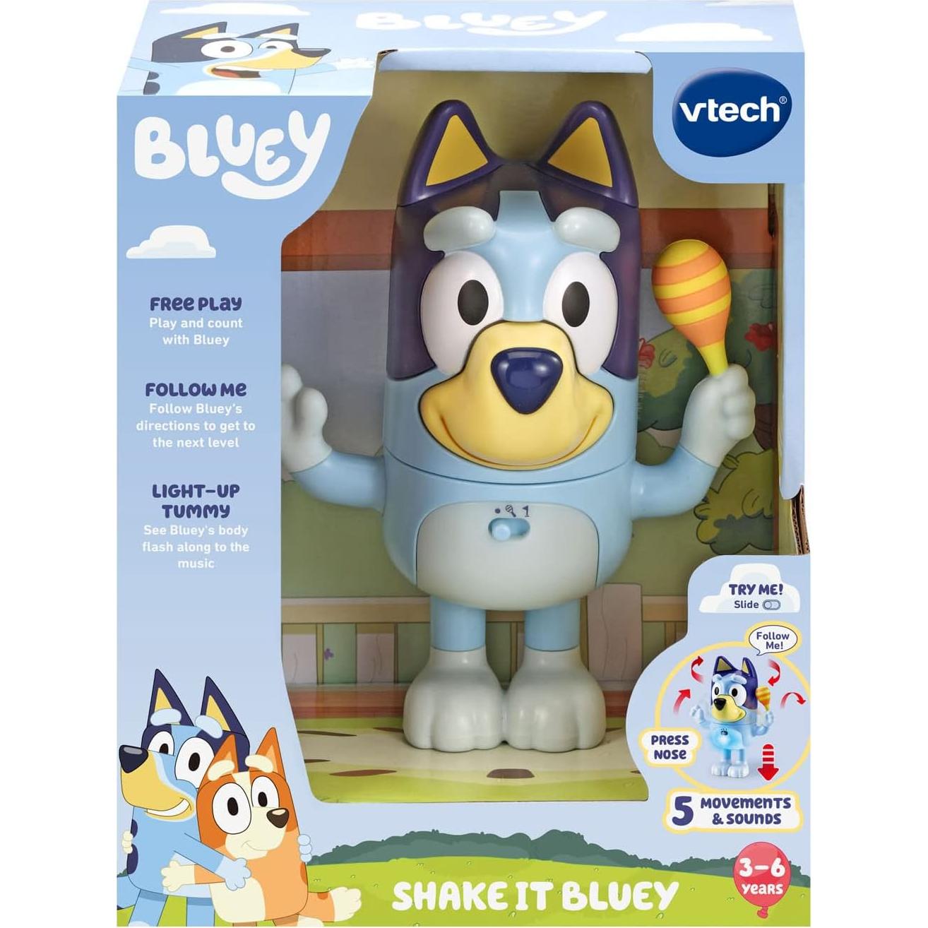 Juguete Interactivo VTech Bluey Sacude a Bluey 3-6 Años