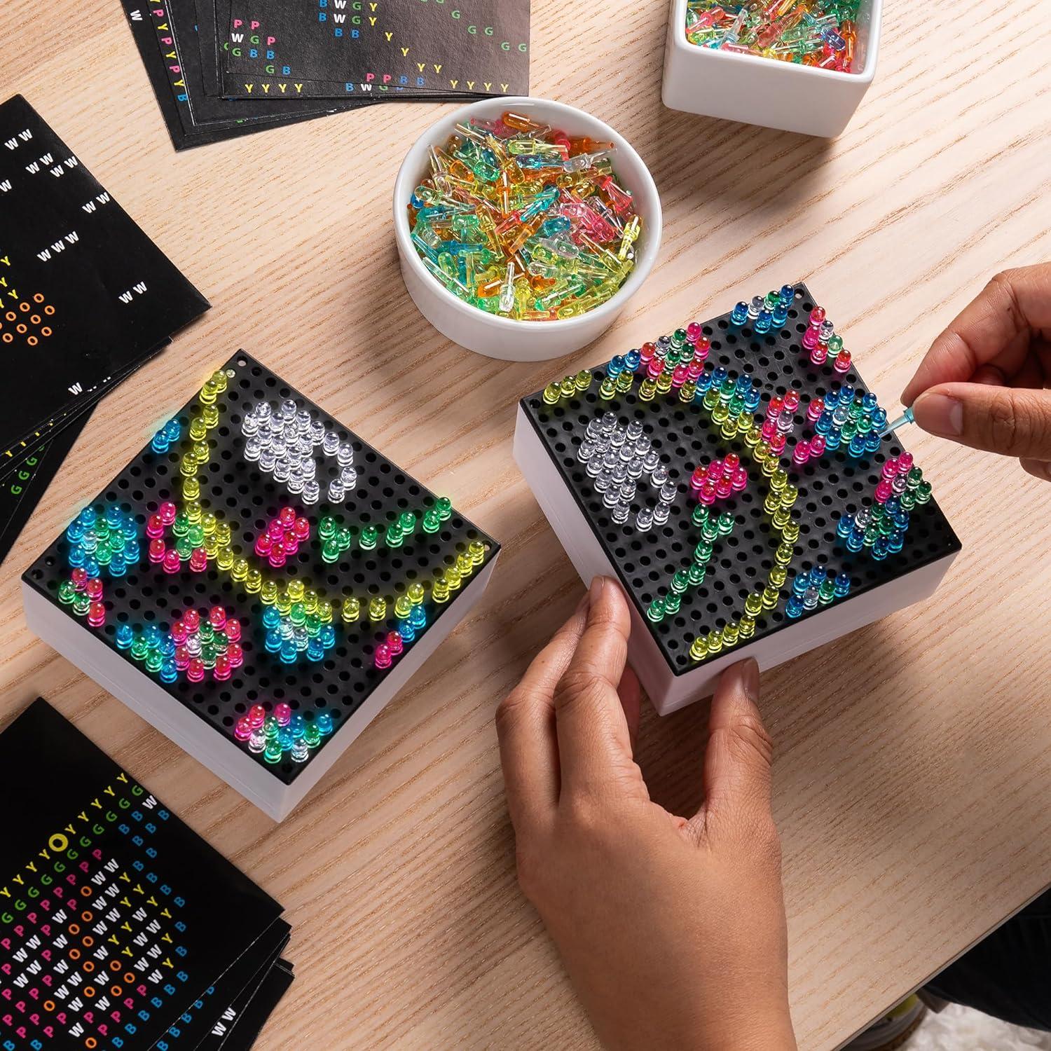 Lite Brite Mini-X Conectar - Set de 2 Juguetes Creativos