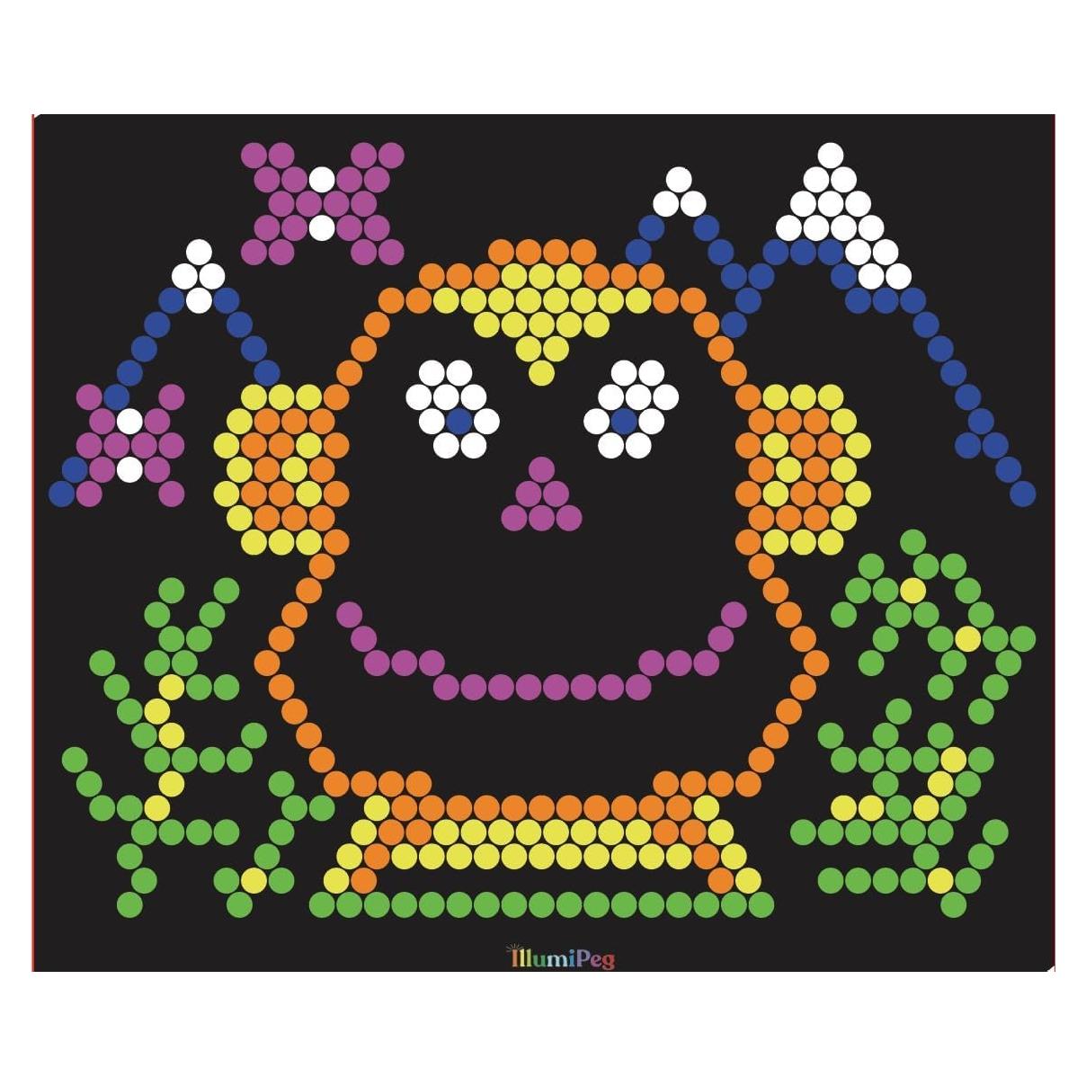Plantillas de recarga Lite Brite HD IllumiPeg - 10 diseños animales