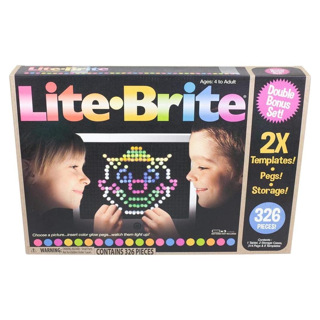 Lite Brite Set Deluxe 365 Piezas - Arte con Luz SHEFIZ