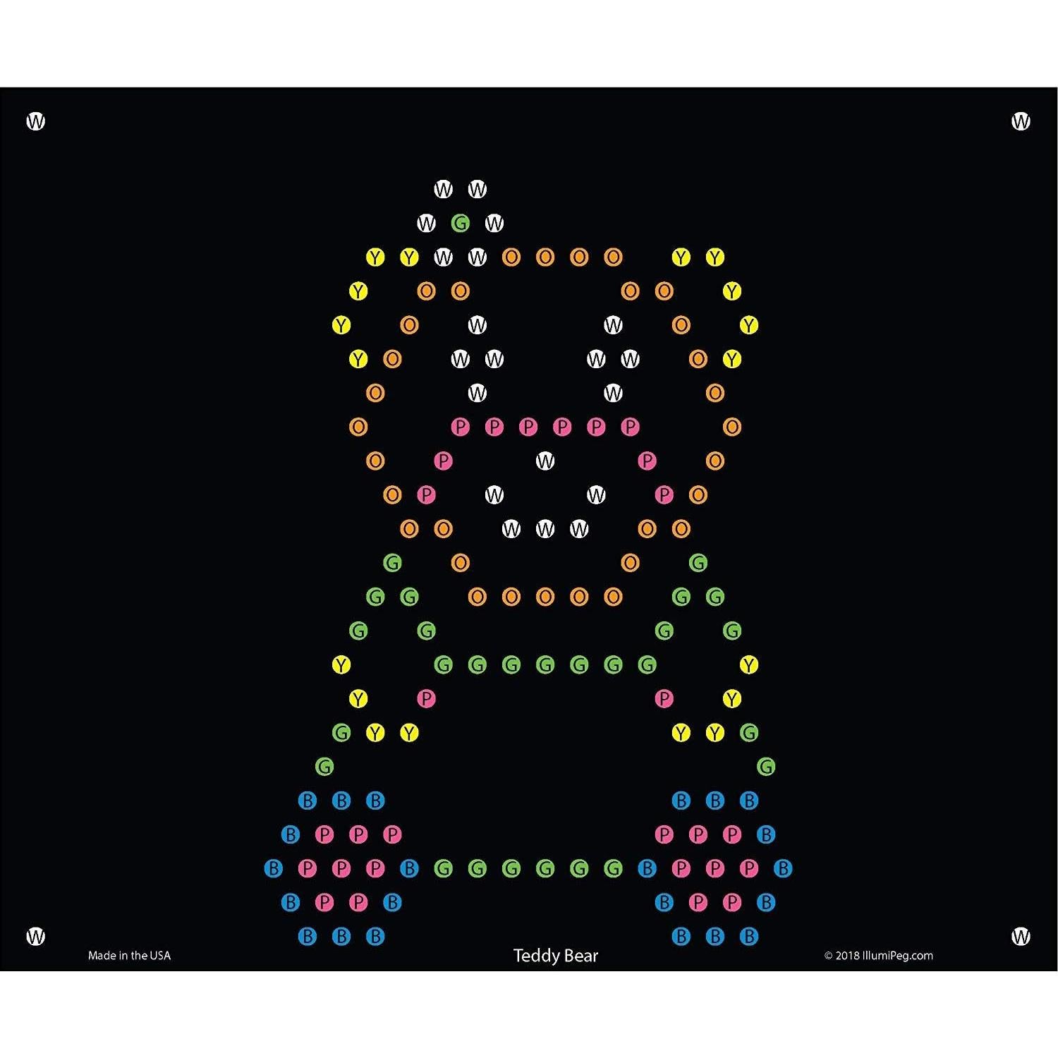 Plantillas de recarga IllumiPeg Little Miss Princess - 10 hojas