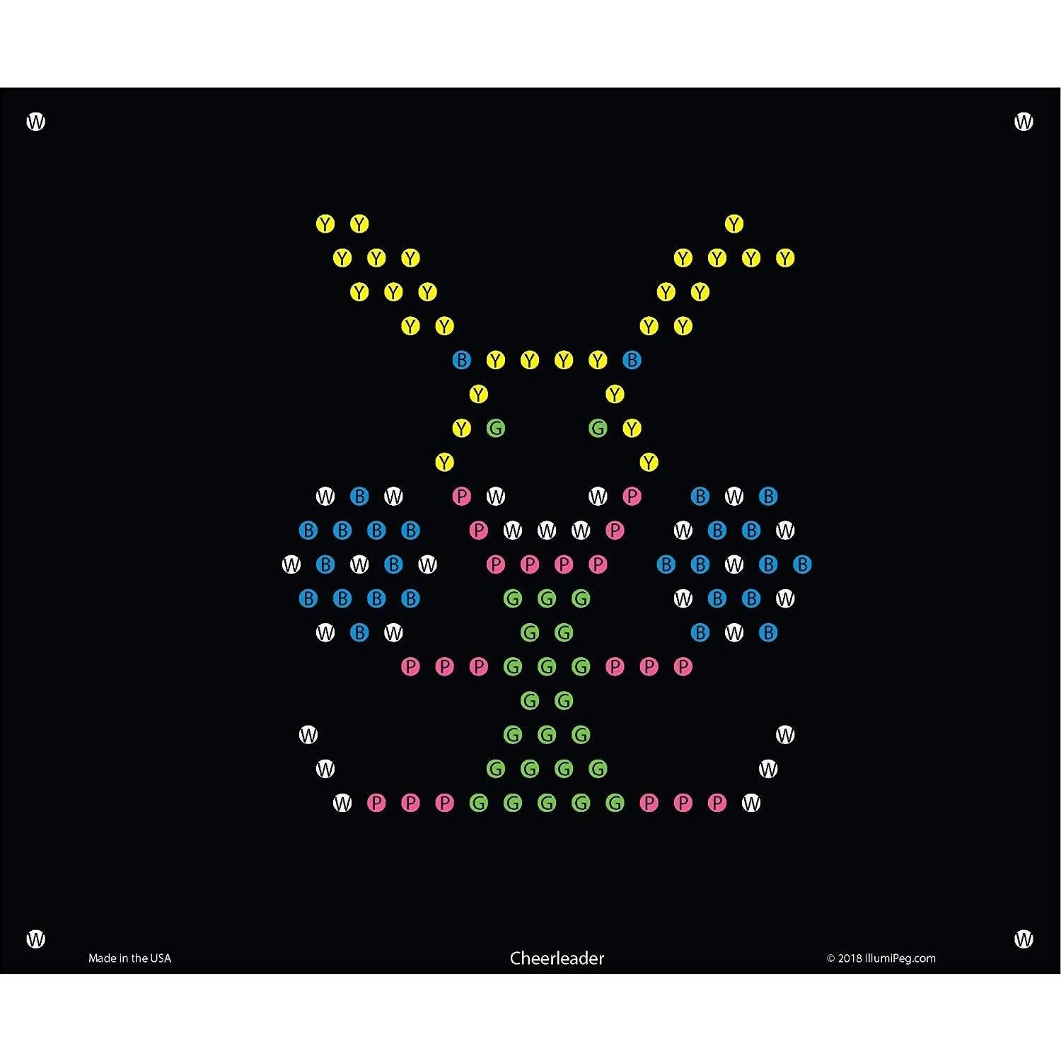 Plantillas de recarga IllumiPeg Little Miss Princess - 10 hojas