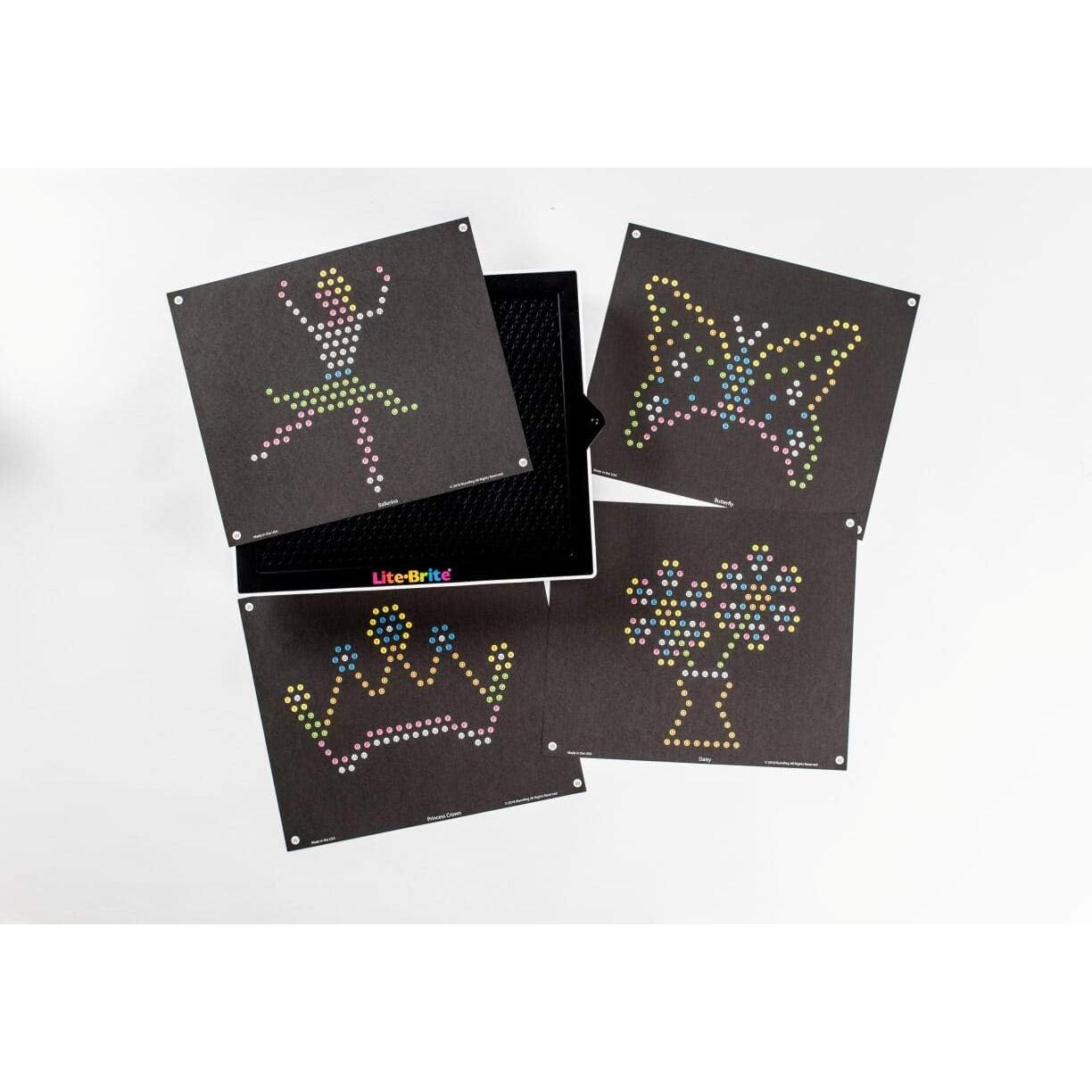 Plantillas de recarga IllumiPeg Little Miss Princess - 10 hojas