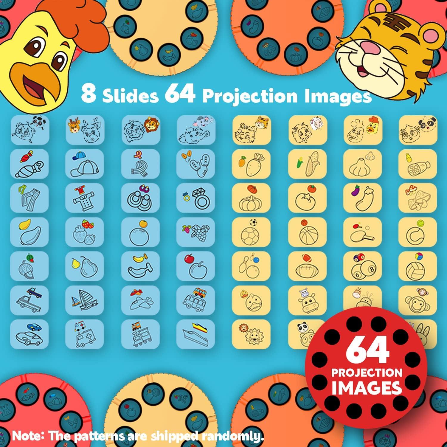 Proyector de Dibujo Gohero para Niños 4-6 Años con 64 Imágenes