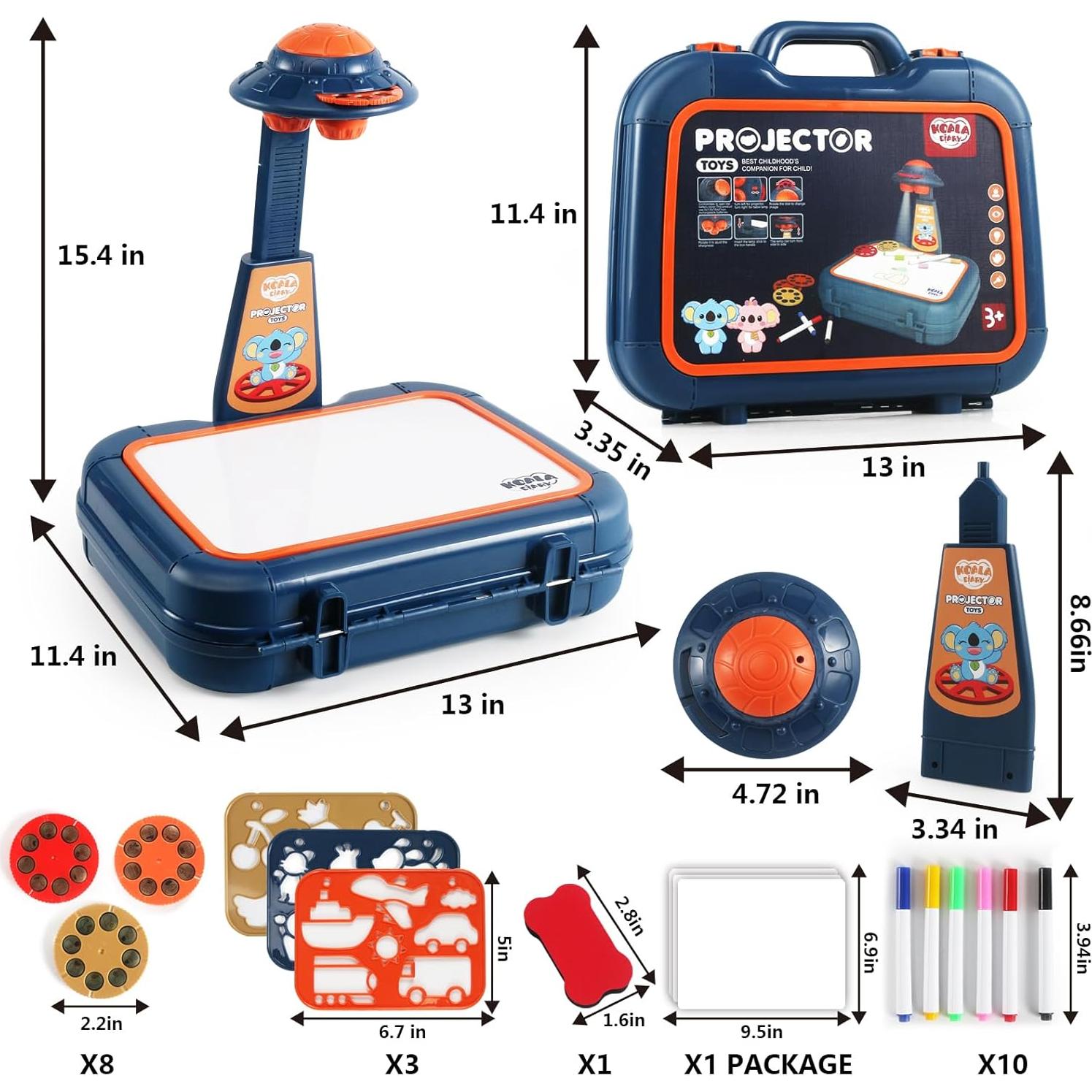 Proyector de Dibujo Gohero para Niños 4-6 Años con 64 Imágenes