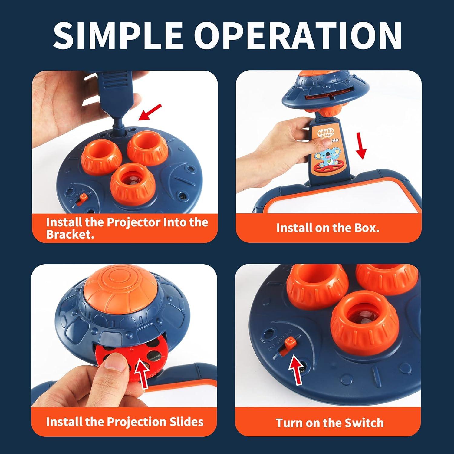 Proyector de Dibujo Gohero para Niños 4-6 Años con 64 Imágenes