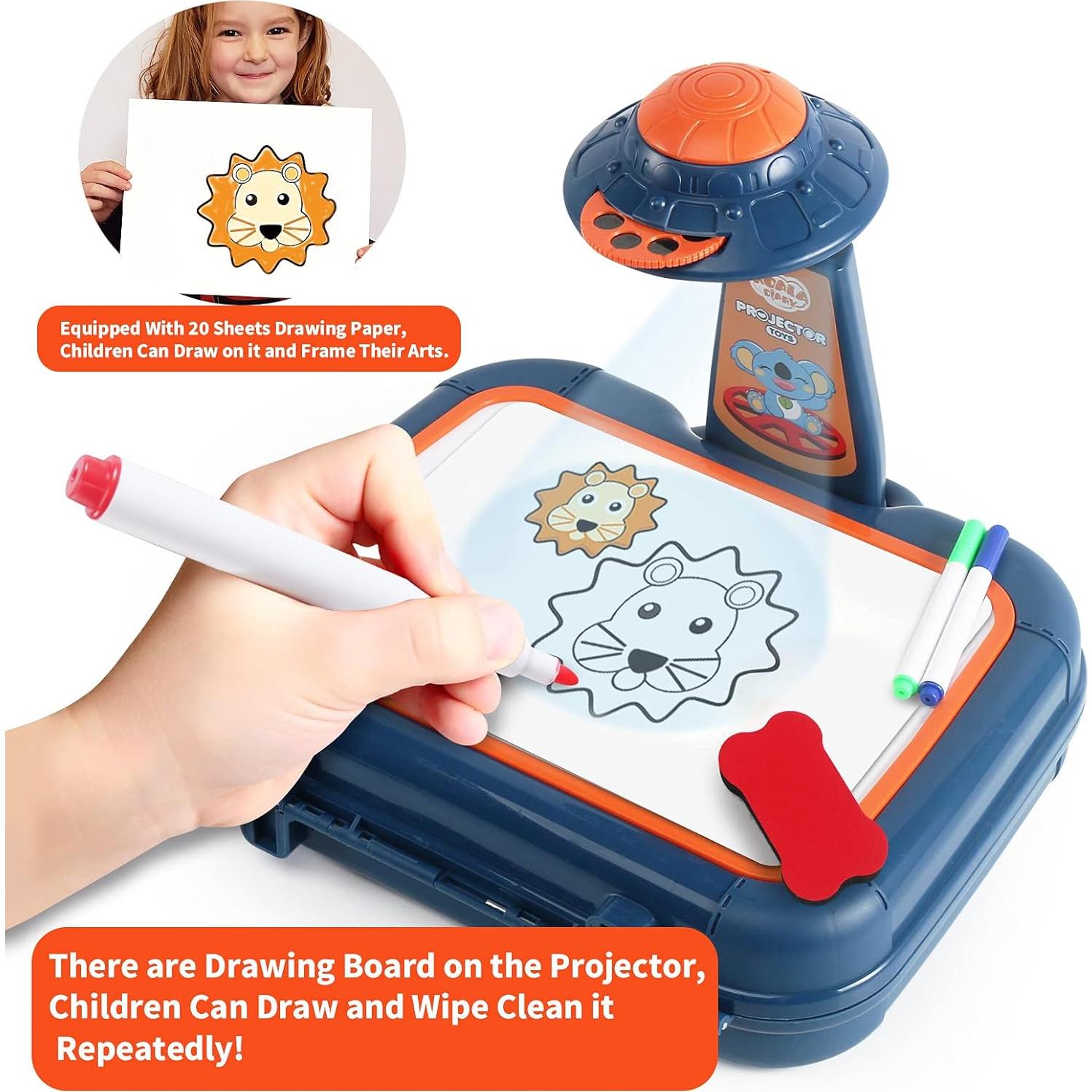 Proyector de Dibujo Gohero para Niños 4-6 Años con 64 Imágenes