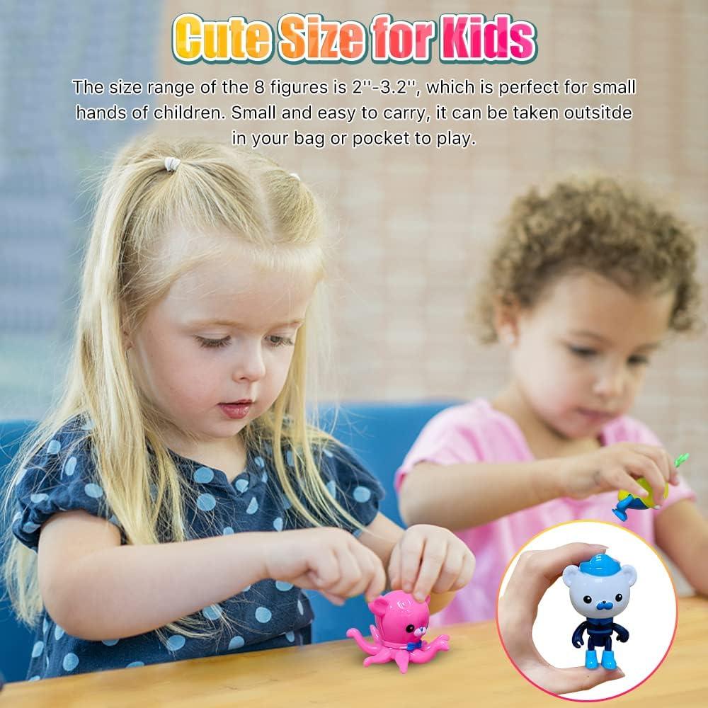 Figuras de Acción Juguete Oceánicas CHANECALL 8 Pcs 5-8 cm