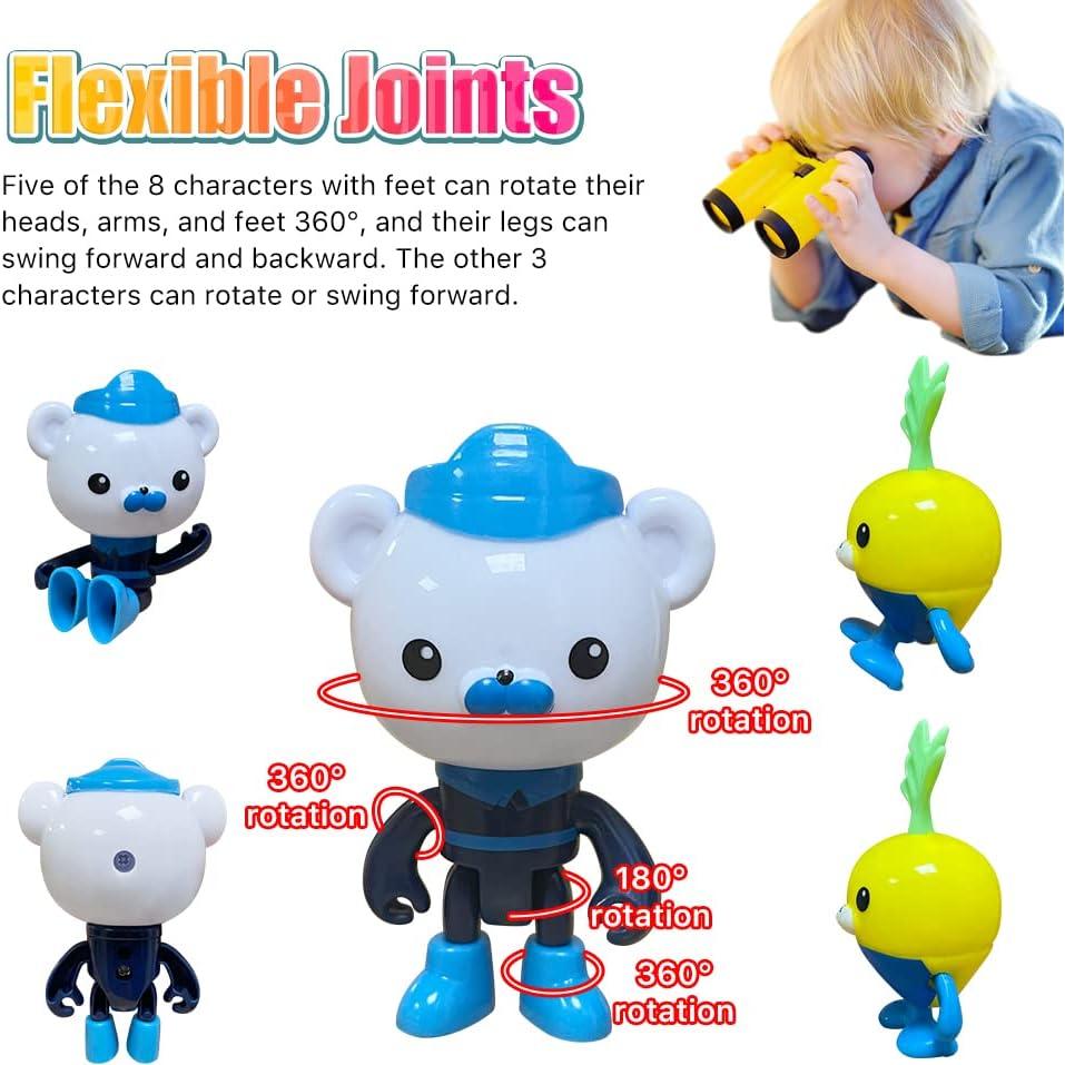 Figuras de Acción Juguete Oceánicas CHANECALL 8 Pcs 5-8 cm