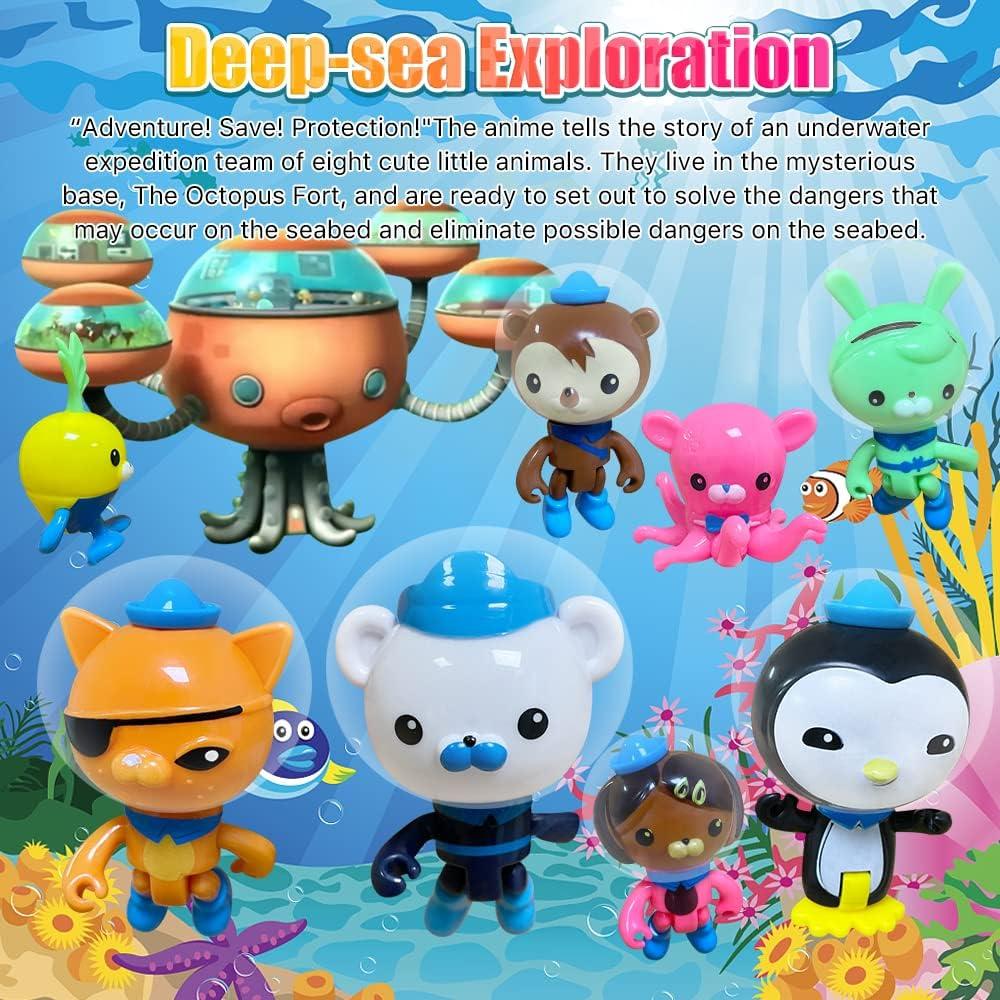 Figuras de Acción Juguete Oceánicas CHANECALL 8 Pcs 5-8 cm
