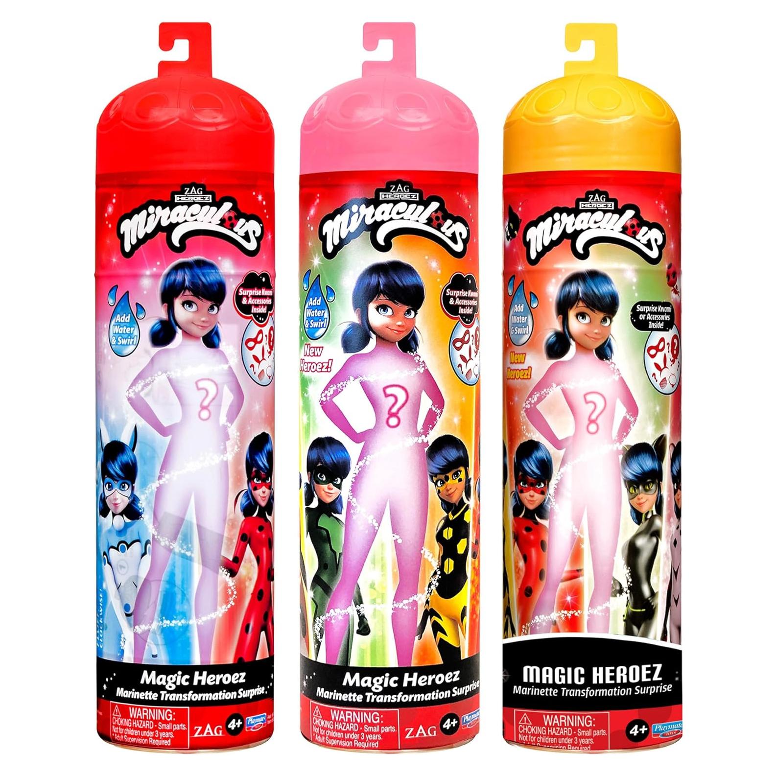 Muñeca Marinette Transformación Héroes Mágicos Playmates 26.7 cm