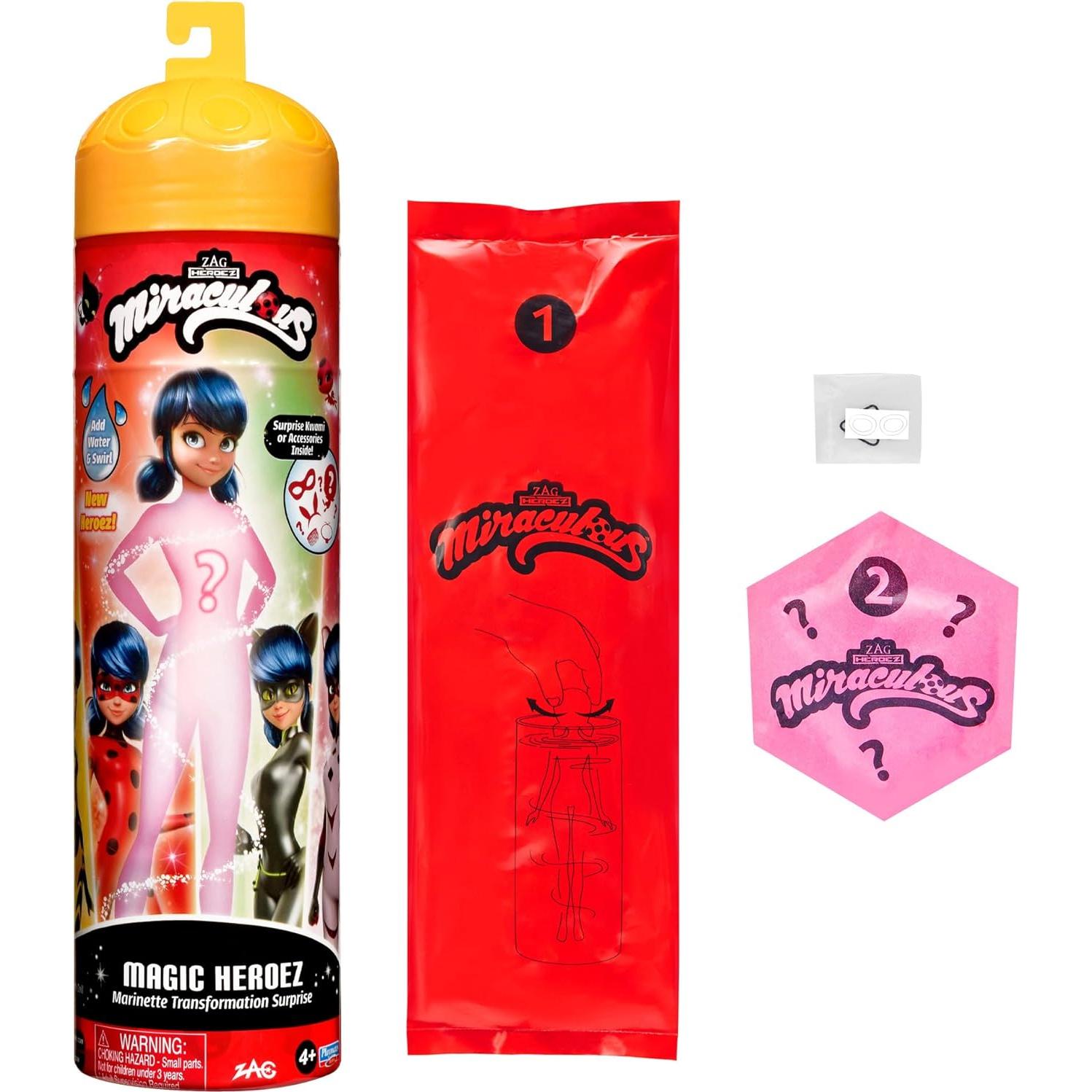 Muñeca Marinette Transformación Héroes Mágicos Playmates 26.7 cm