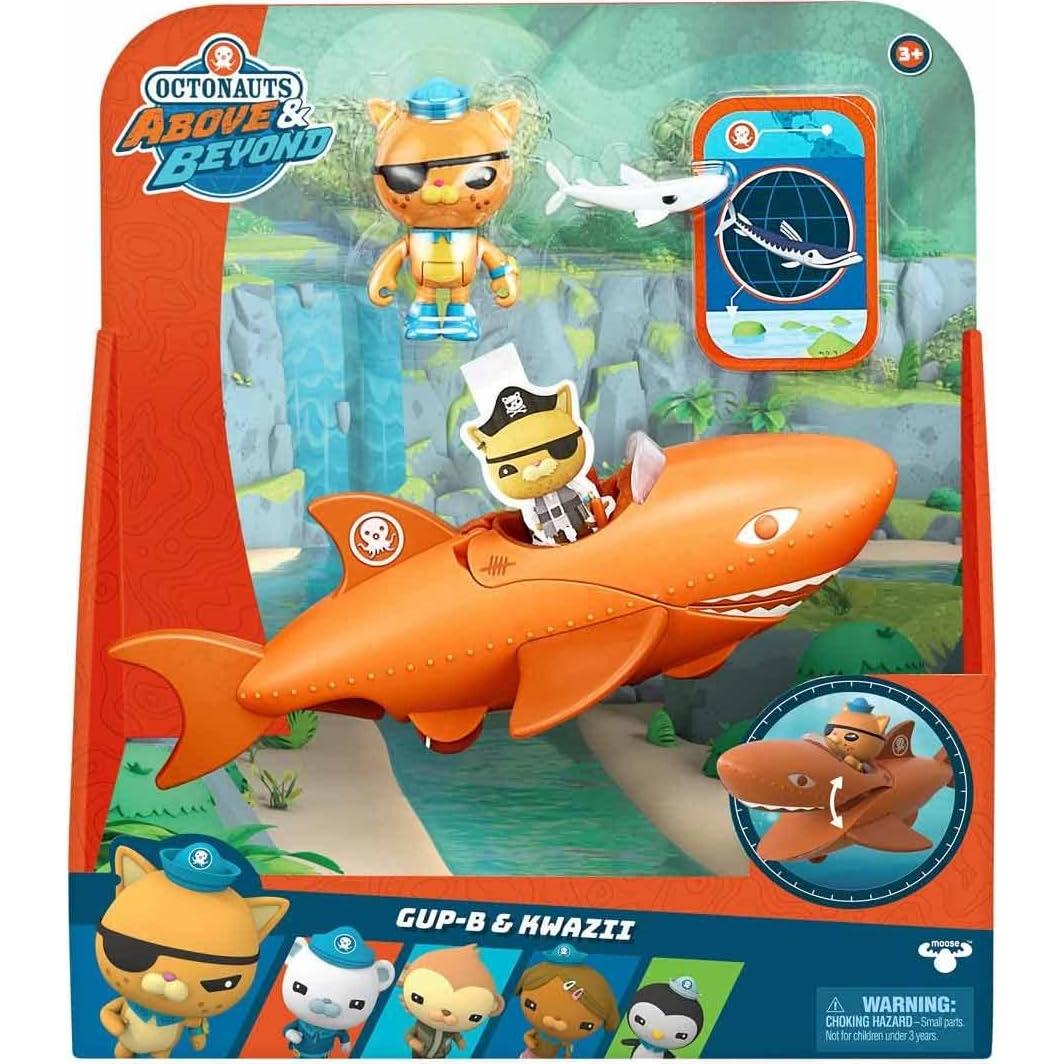 Paquete Aventura Octonautas Kwazii y Gup-B 7.62 cm
