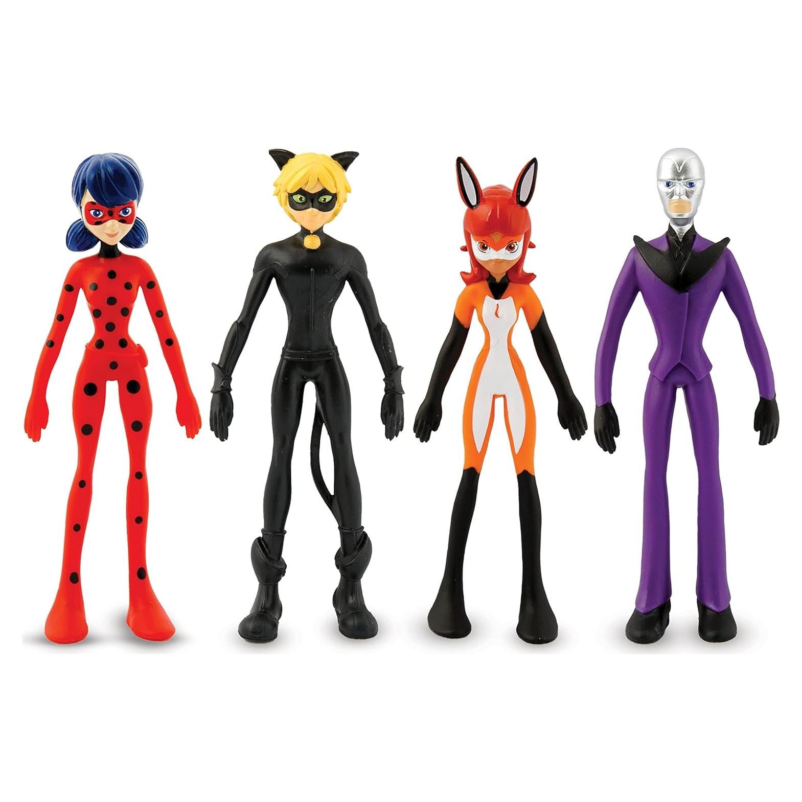 Figuras de Acción Bend-Ems Ladybug 4 Piezas 12.7x20.3cm