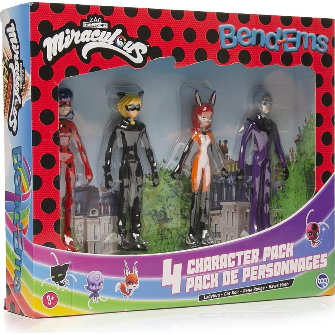 Figuras de Acción Bend-Ems Ladybug 4 Piezas 12.7x20.3cm