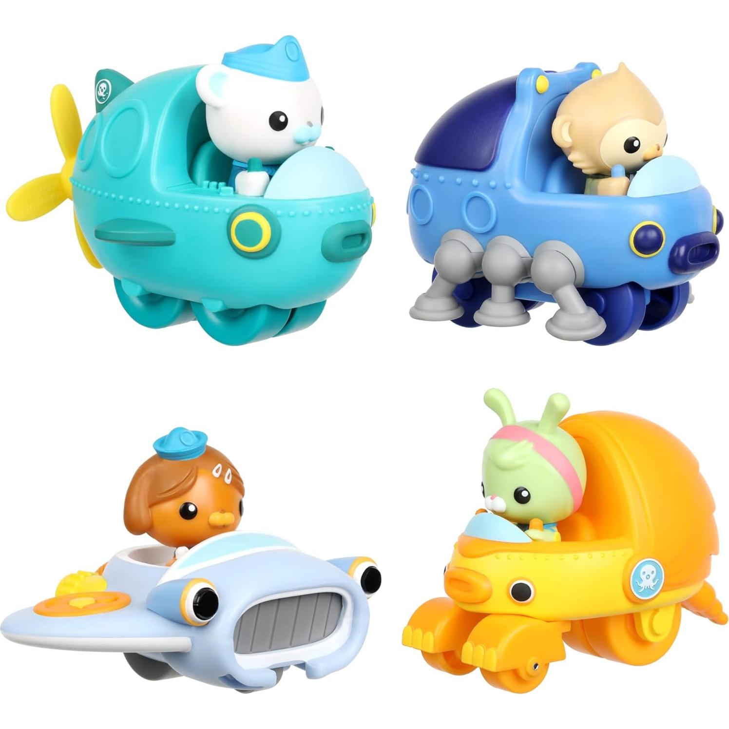 Octonautas Gup Racers Paquete de 4 - MOOSE TOYS