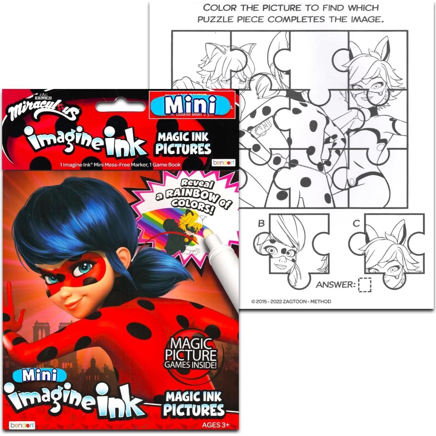 Conjunto de Actividades Miraculous Ladybug - 4 Libros y Stickers