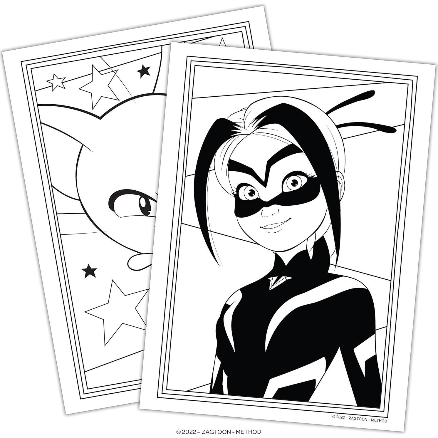 Libro para Colorear Jumbo Miraculous Ladybug 64 Páginas