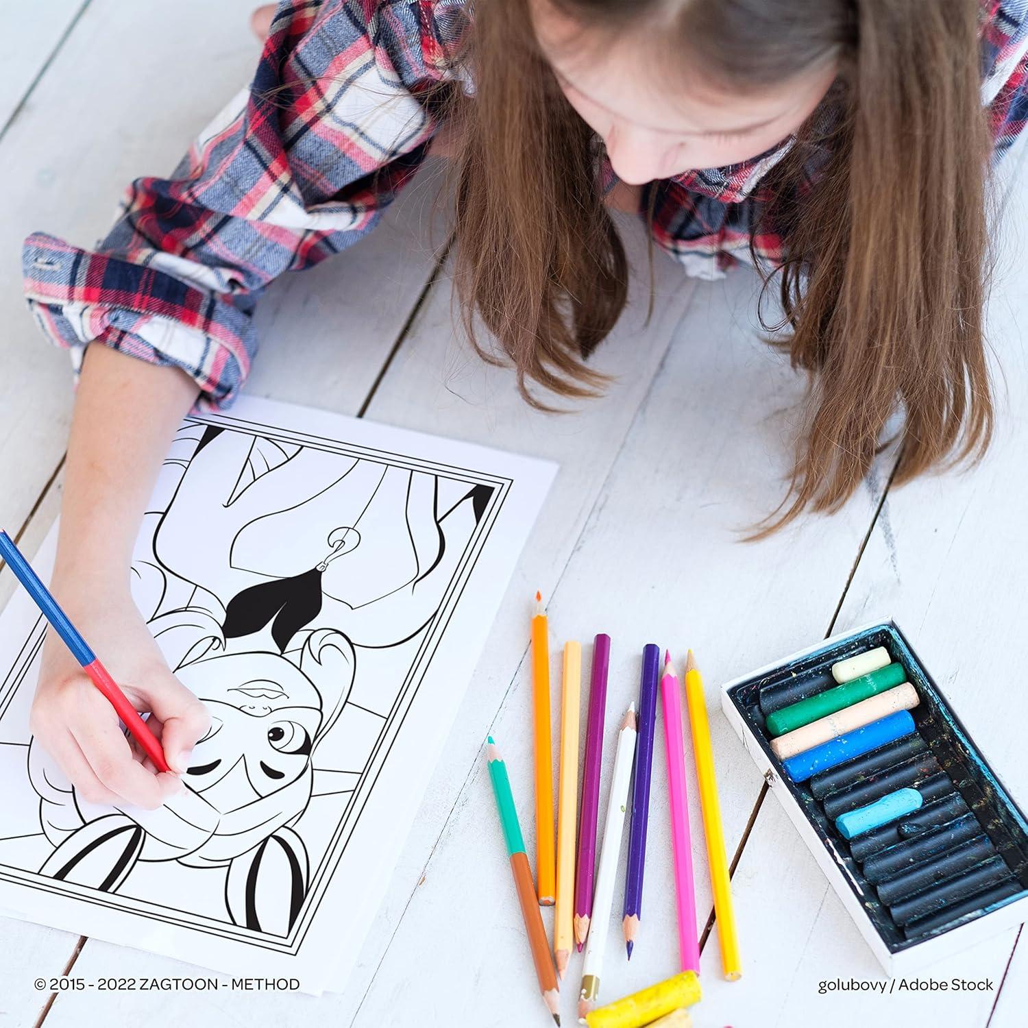 Libro para Colorear Jumbo Miraculous Ladybug 64 Páginas