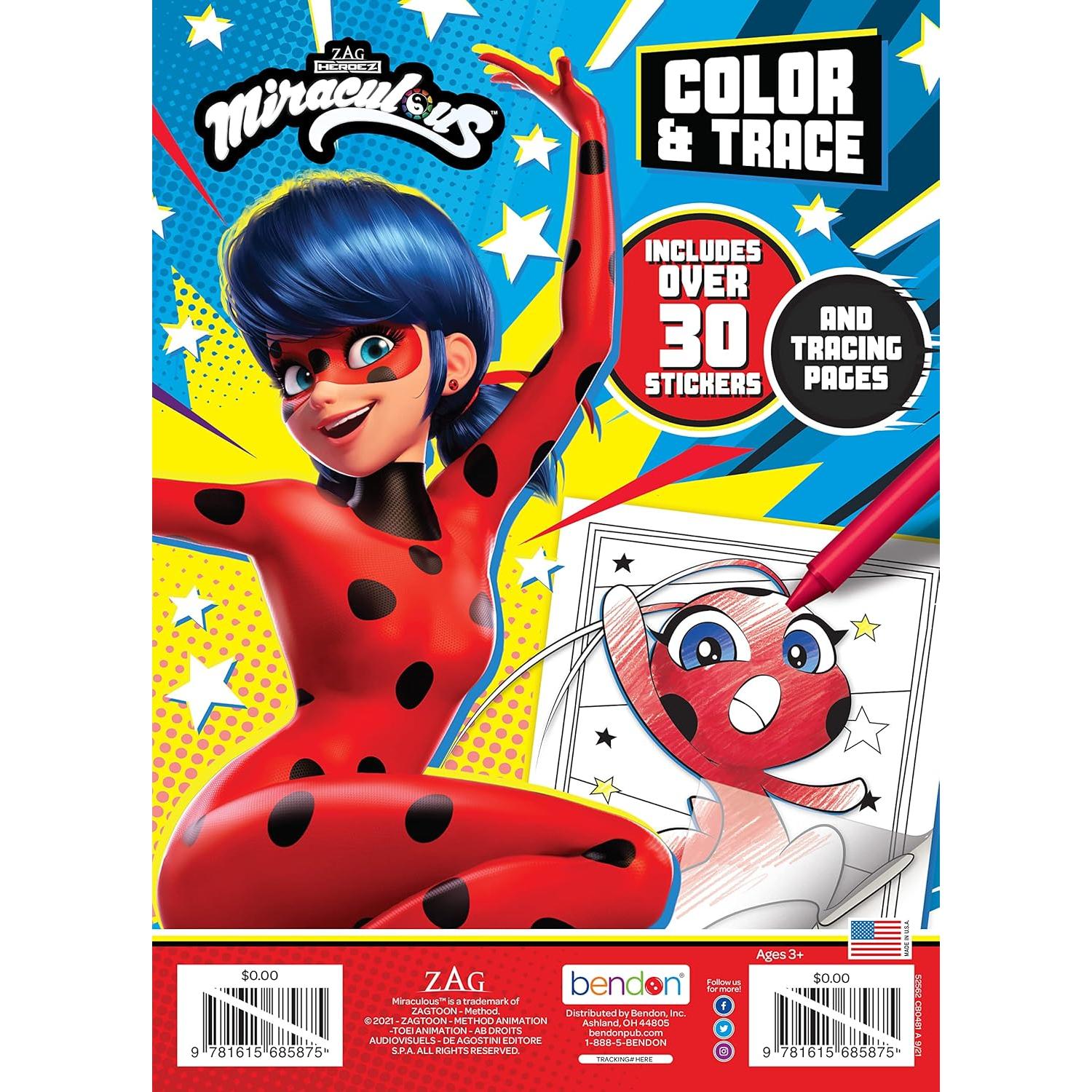 Libro para Colorear Bendon Ladybug y Cat Noir 48 Páginas