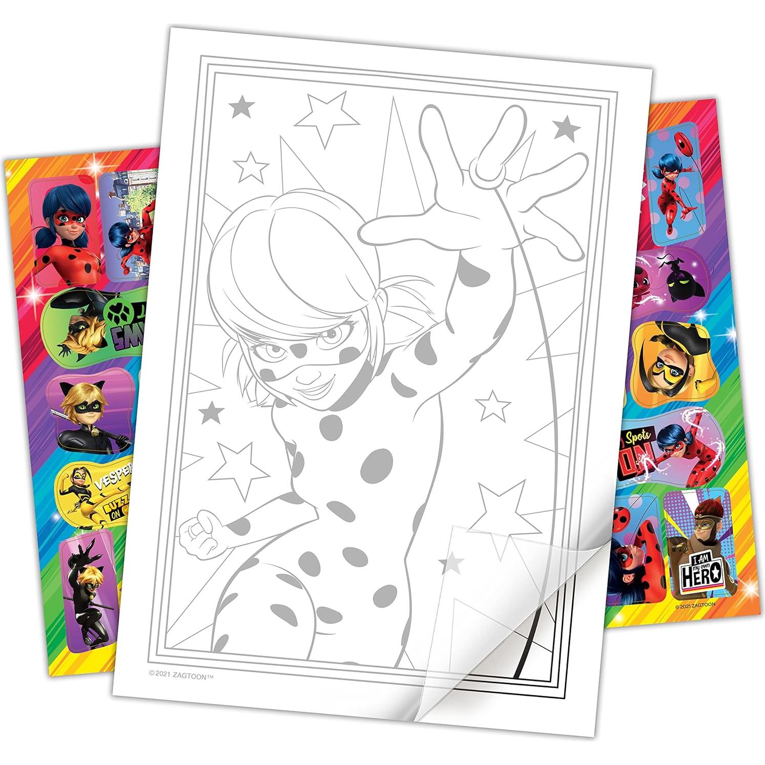 Libro para Colorear Bendon Ladybug y Cat Noir 48 Páginas