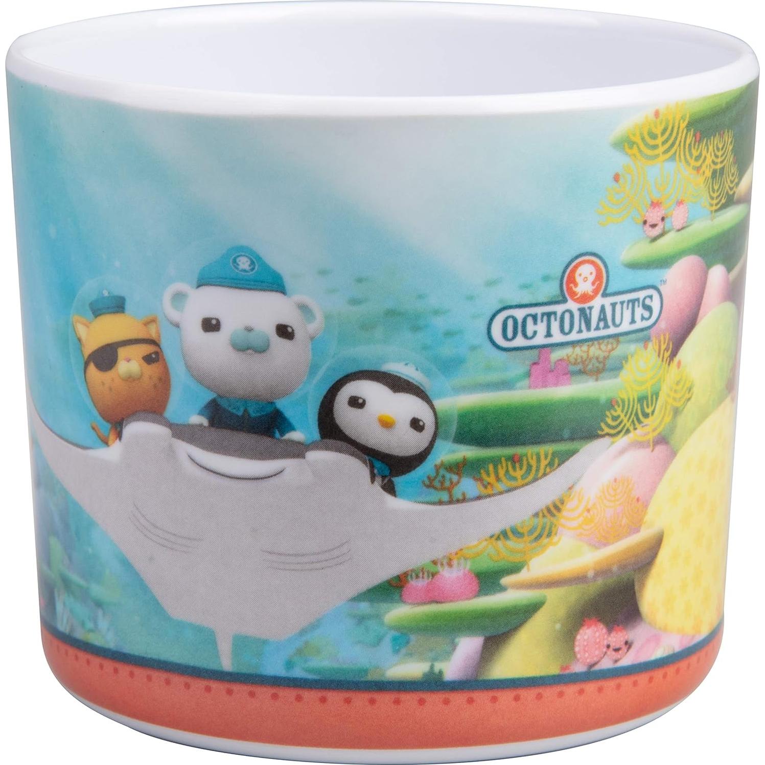 Juego de Comida Octonautas 5 Piezas - Plato, Tazón, Vaso, Utensilios