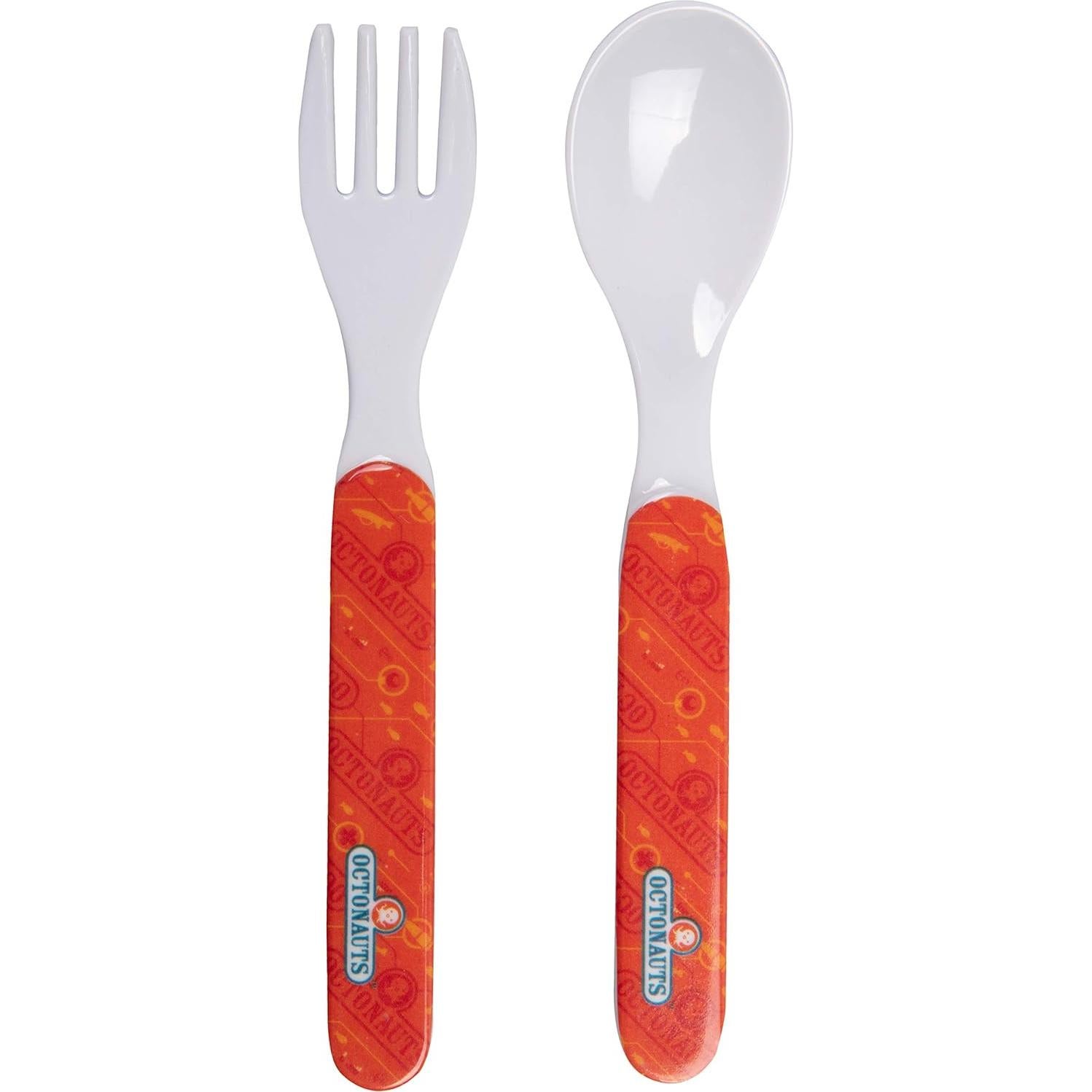 Juego de Comida Octonautas 5 Piezas - Plato, Tazón, Vaso, Utensilios