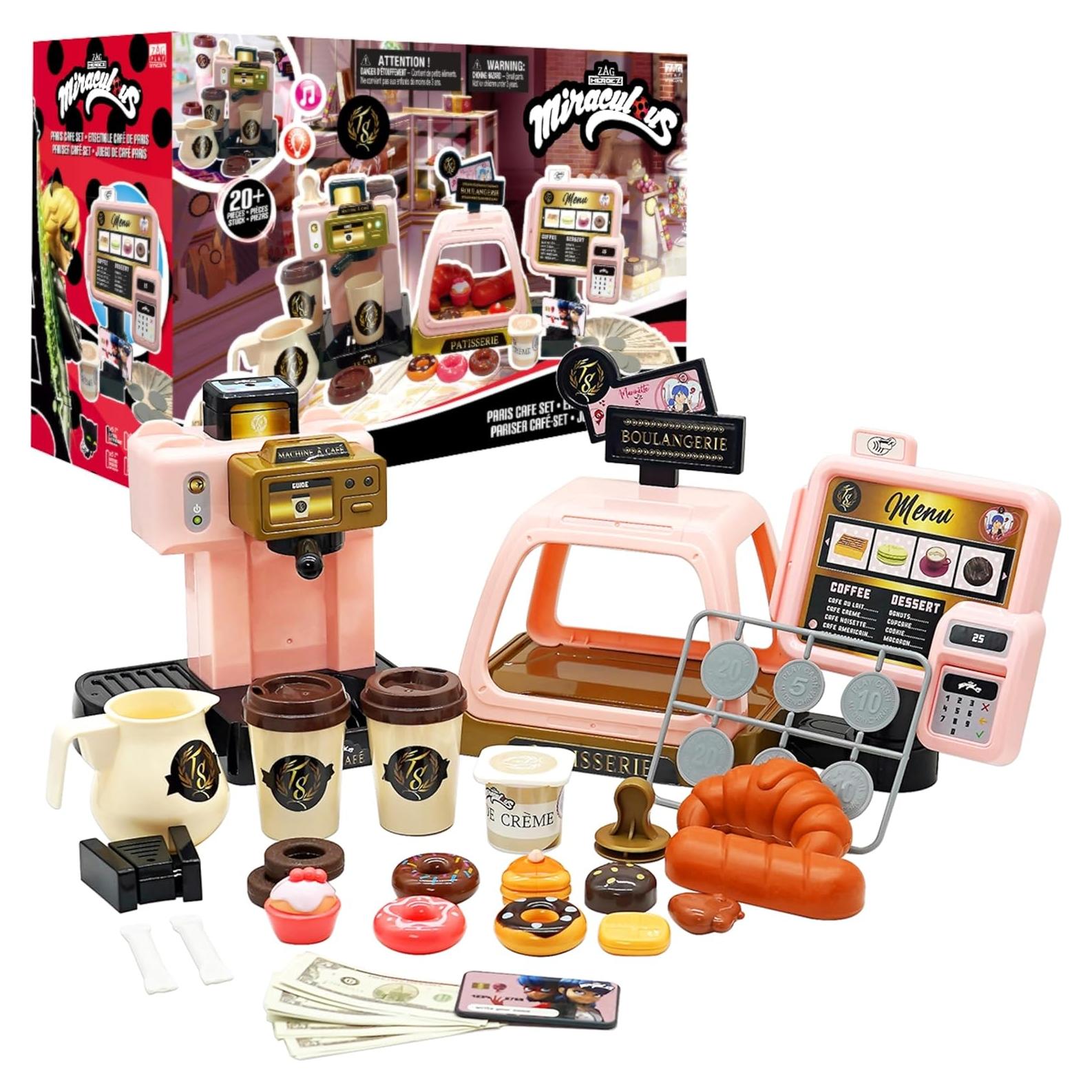 Juego de Café Miraculous Ladybug - Máquina de Café y Accesorios