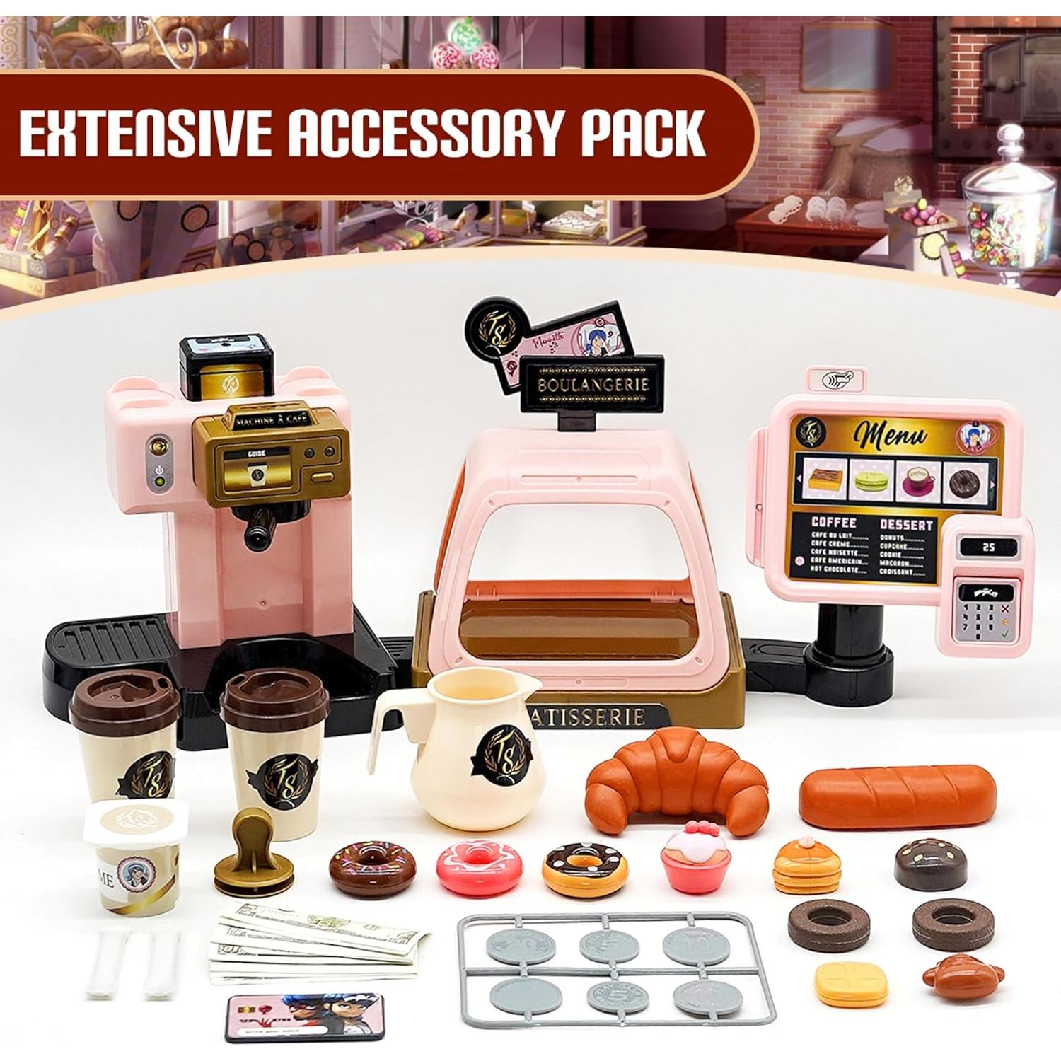 Juego de Café Miraculous Ladybug - Máquina de Café y Accesorios