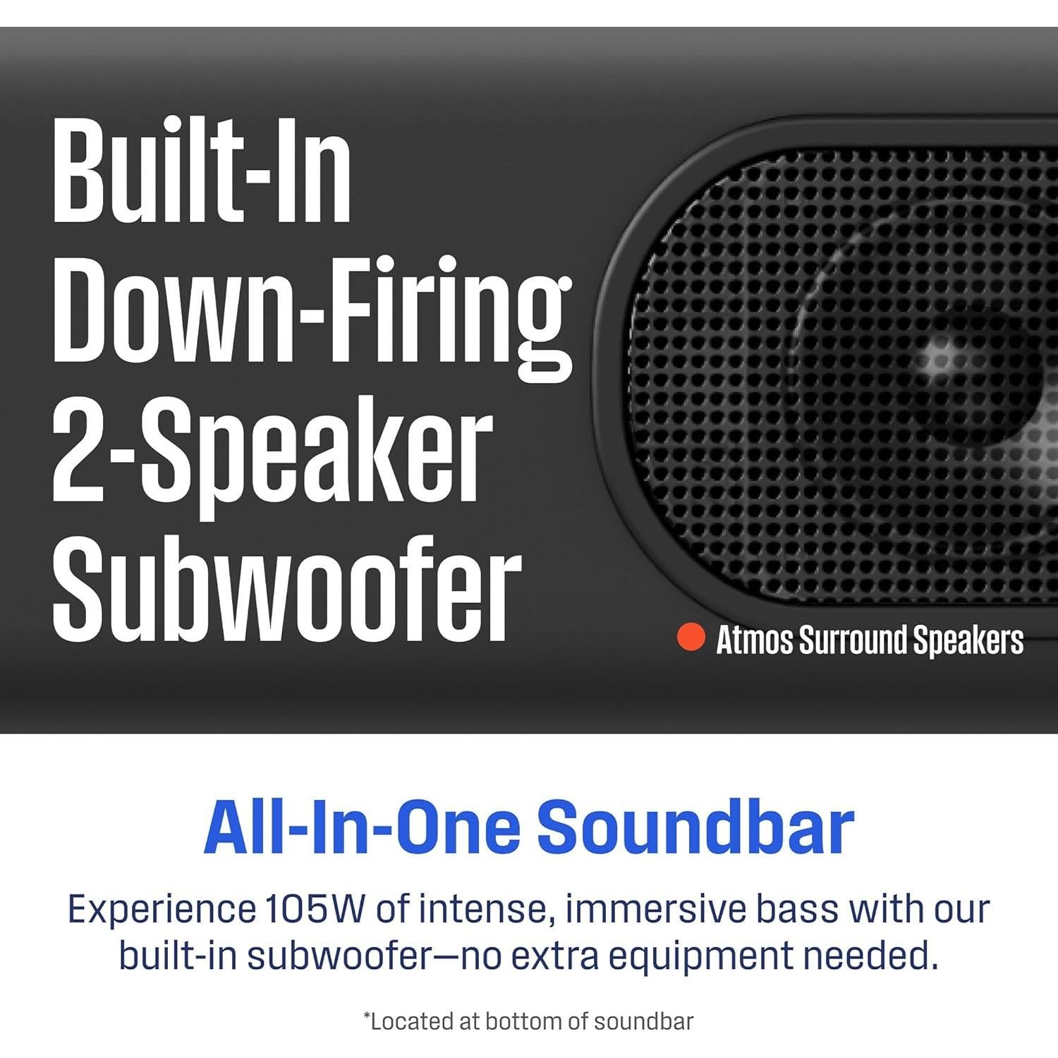 Barra de Sonido Westinghouse 3.1.2 con Dolby Atmos 210W