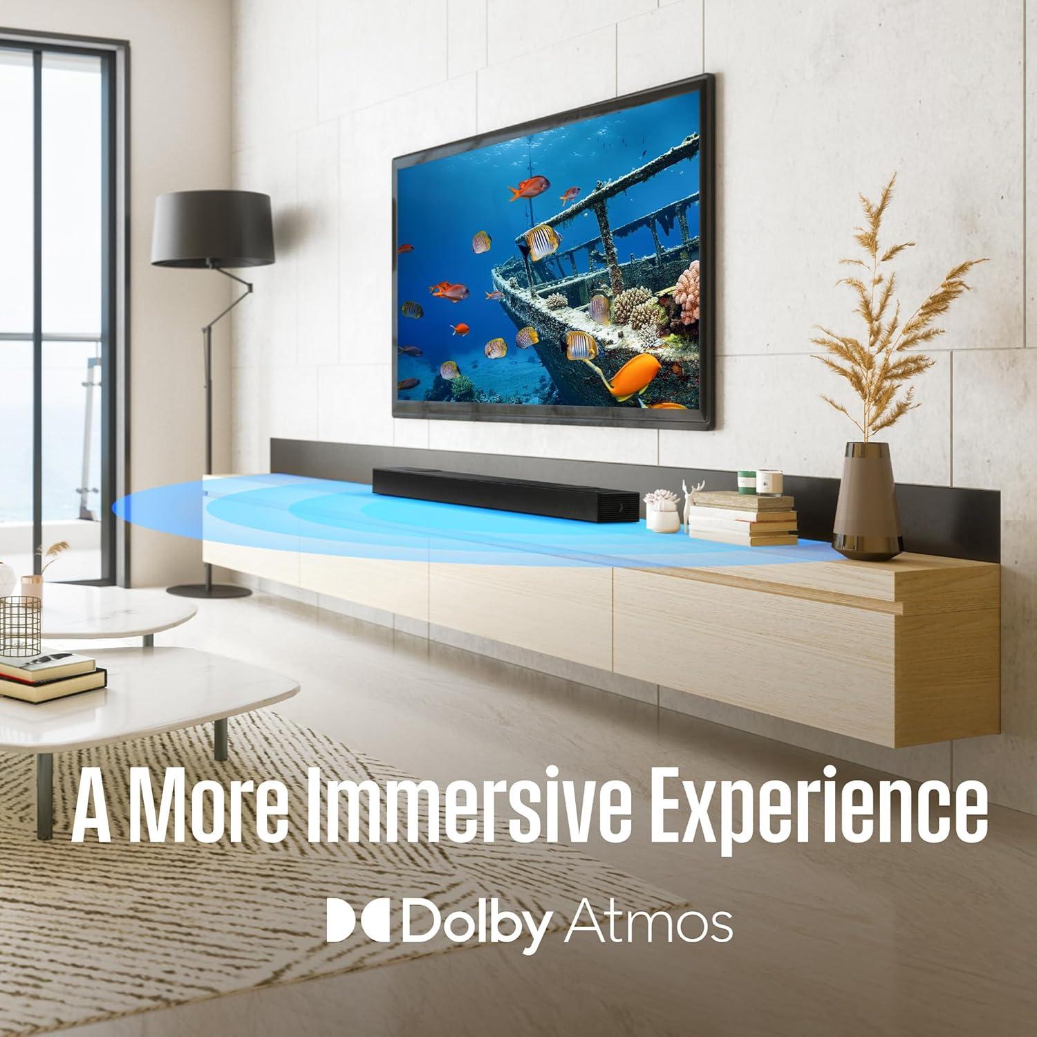 Barra de Sonido Westinghouse 3.1.2 con Dolby Atmos 210W