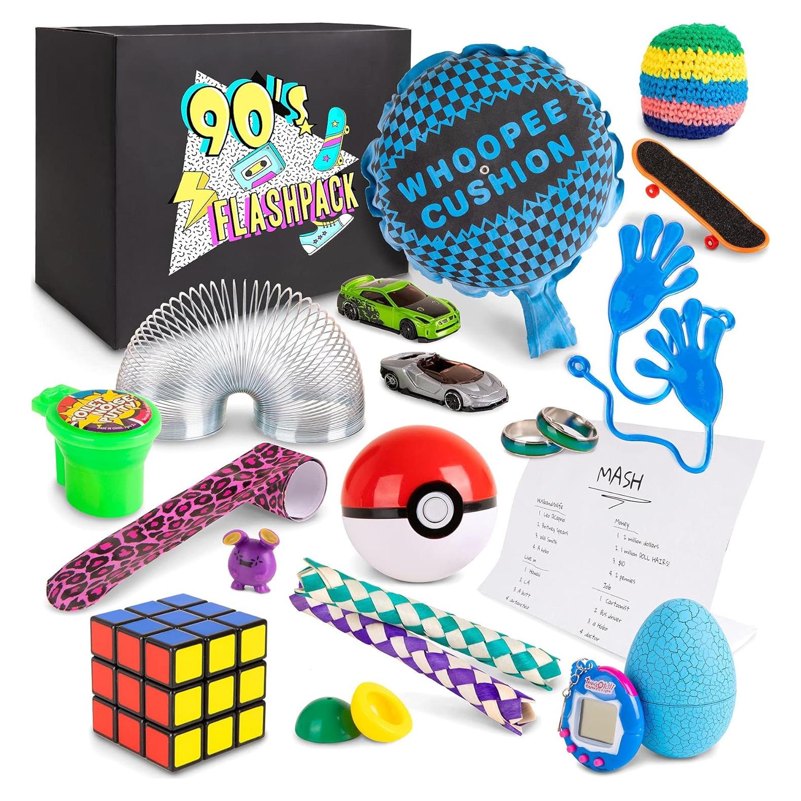 Caja de Nostalgia Flashpack 90s - Regalo Retro Diversión