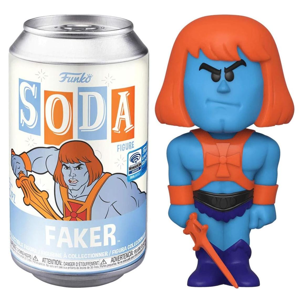 Funko Soda Faker - Figura de Vinilo + Tarjeta Coleccionista