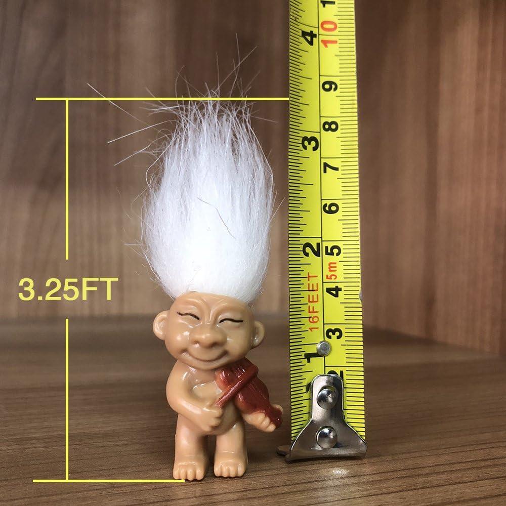 8 Muñecas Troll Vintage PVC 80s Coloridas para Colección