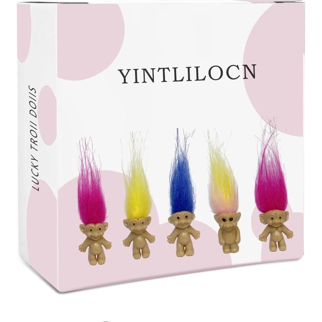 Muñecas Troll Vintage 11 Pack Yintlilocn para Colección y Manualidades