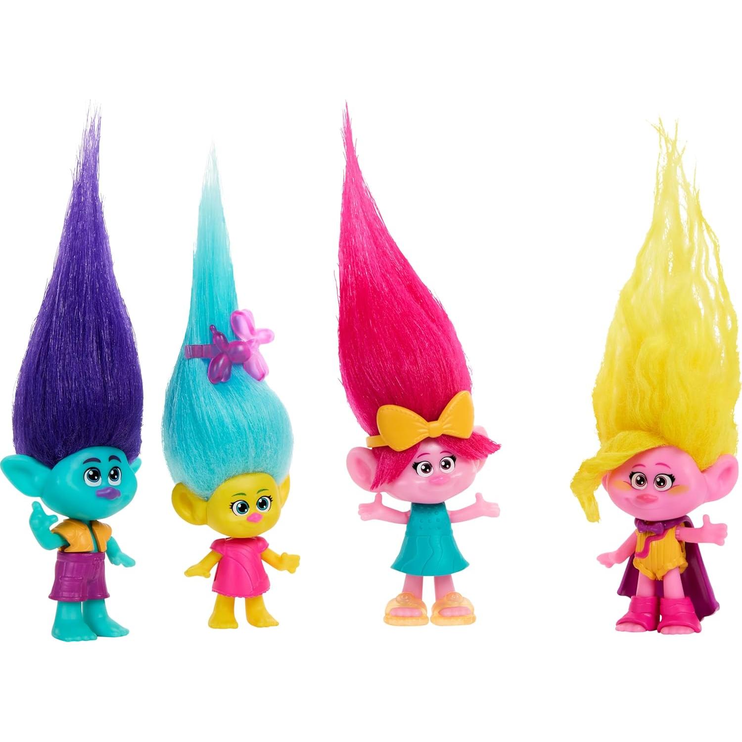 Muñeca Pequeña DreamWorks Trolls Mattel Smidge con Ropa Removible