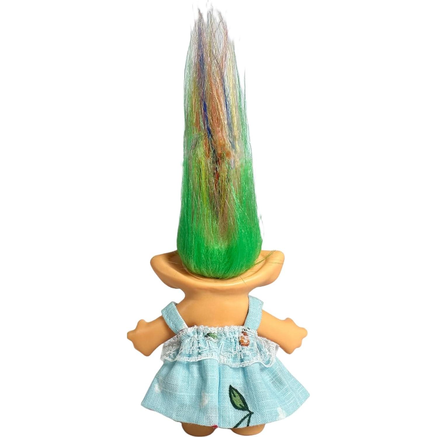 Muñecos Troll Vintage Yintlilocn 19 cm Azul Claro - Colección