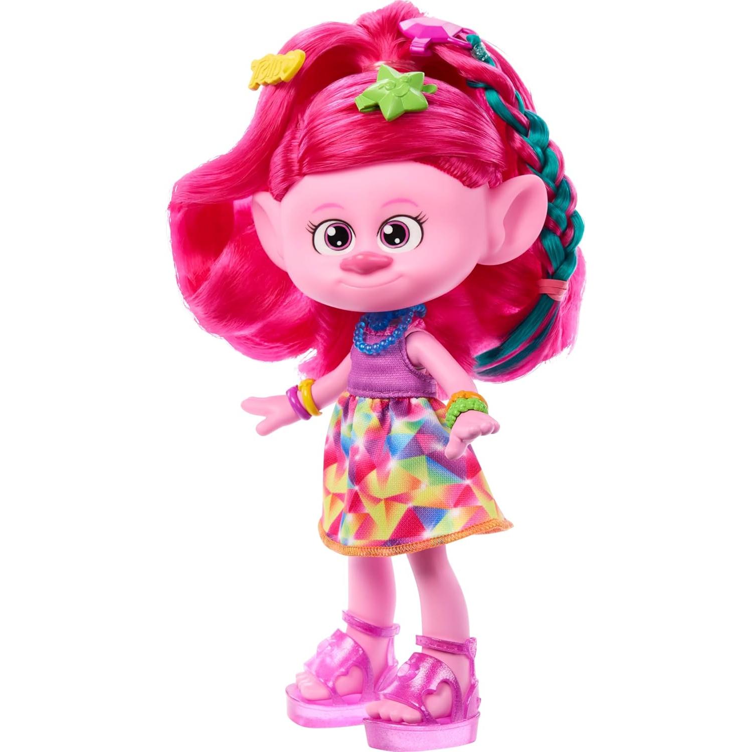 Muñeca Reina Poppy Hair-Tastic Mattel 16.5 cm 15+ accesorios