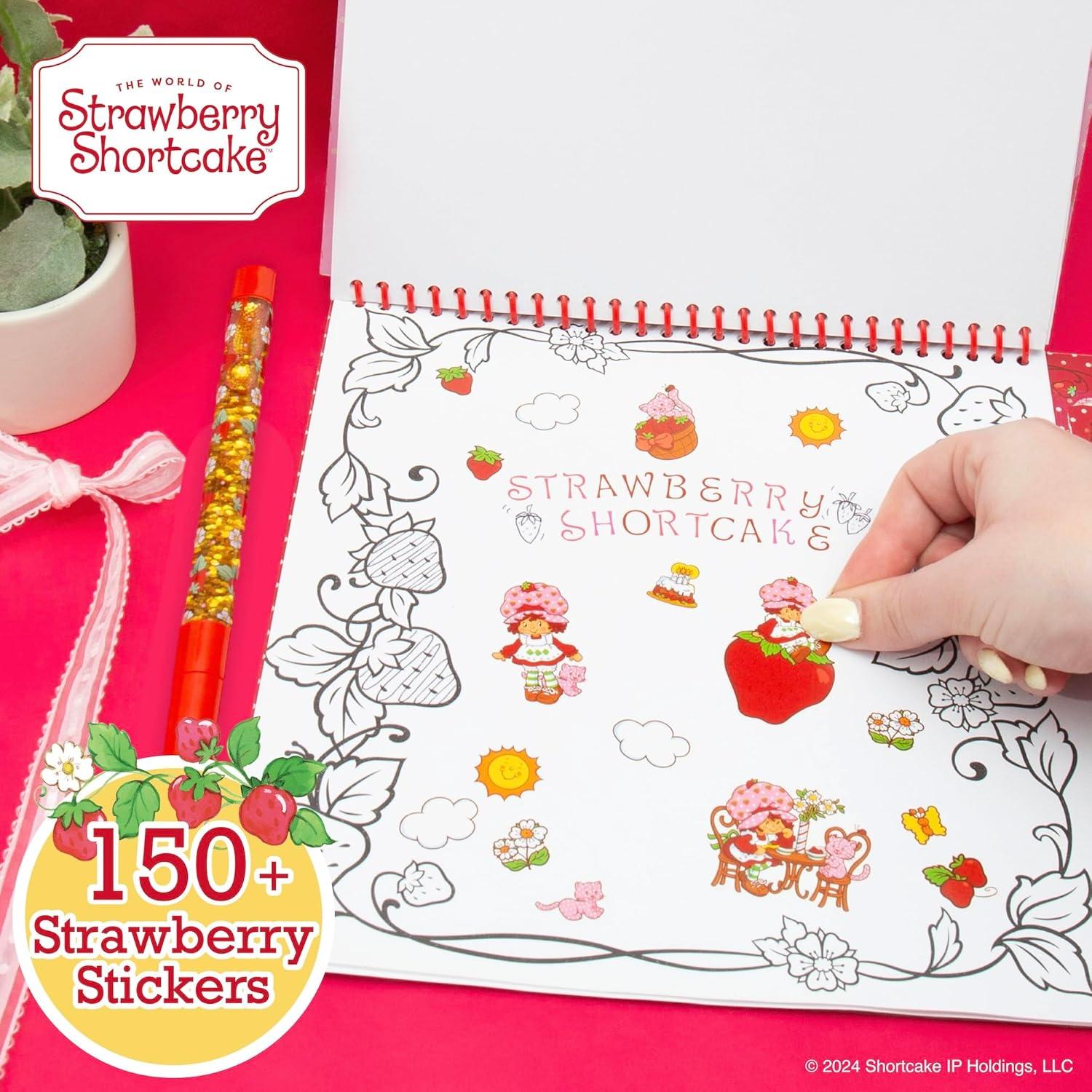 Cuaderno de bocetos Strawberry Shortcake 20 páginas con bolígrafo