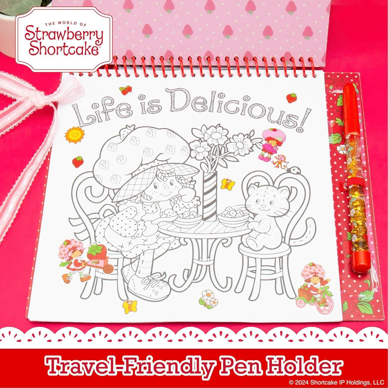 Cuaderno de bocetos Strawberry Shortcake 20 páginas con bolígrafo