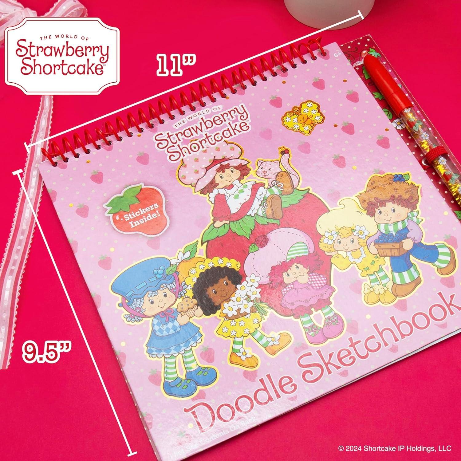 Cuaderno de bocetos Strawberry Shortcake 20 páginas con bolígrafo