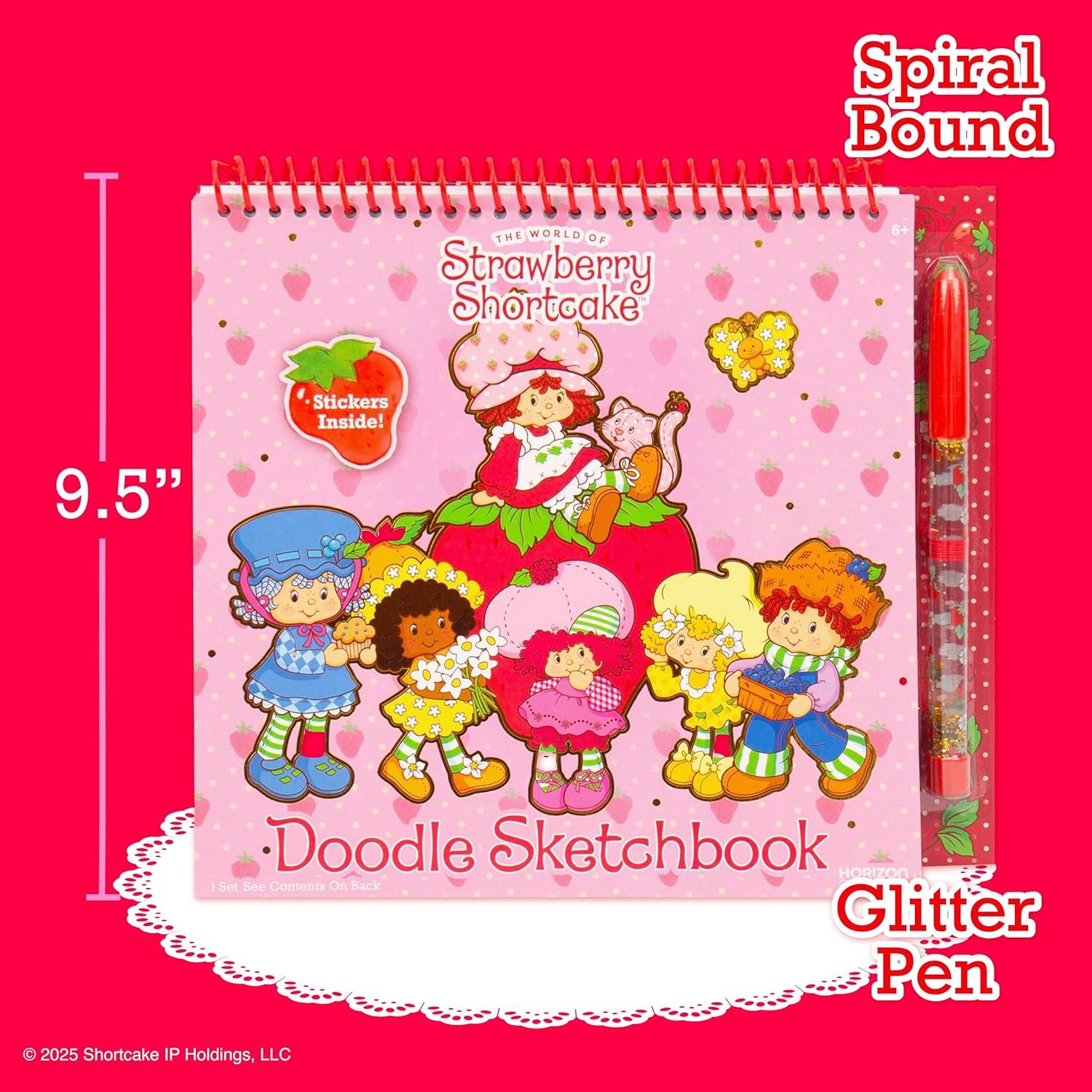 Cuaderno de bocetos Strawberry Shortcake 20 páginas con bolígrafo