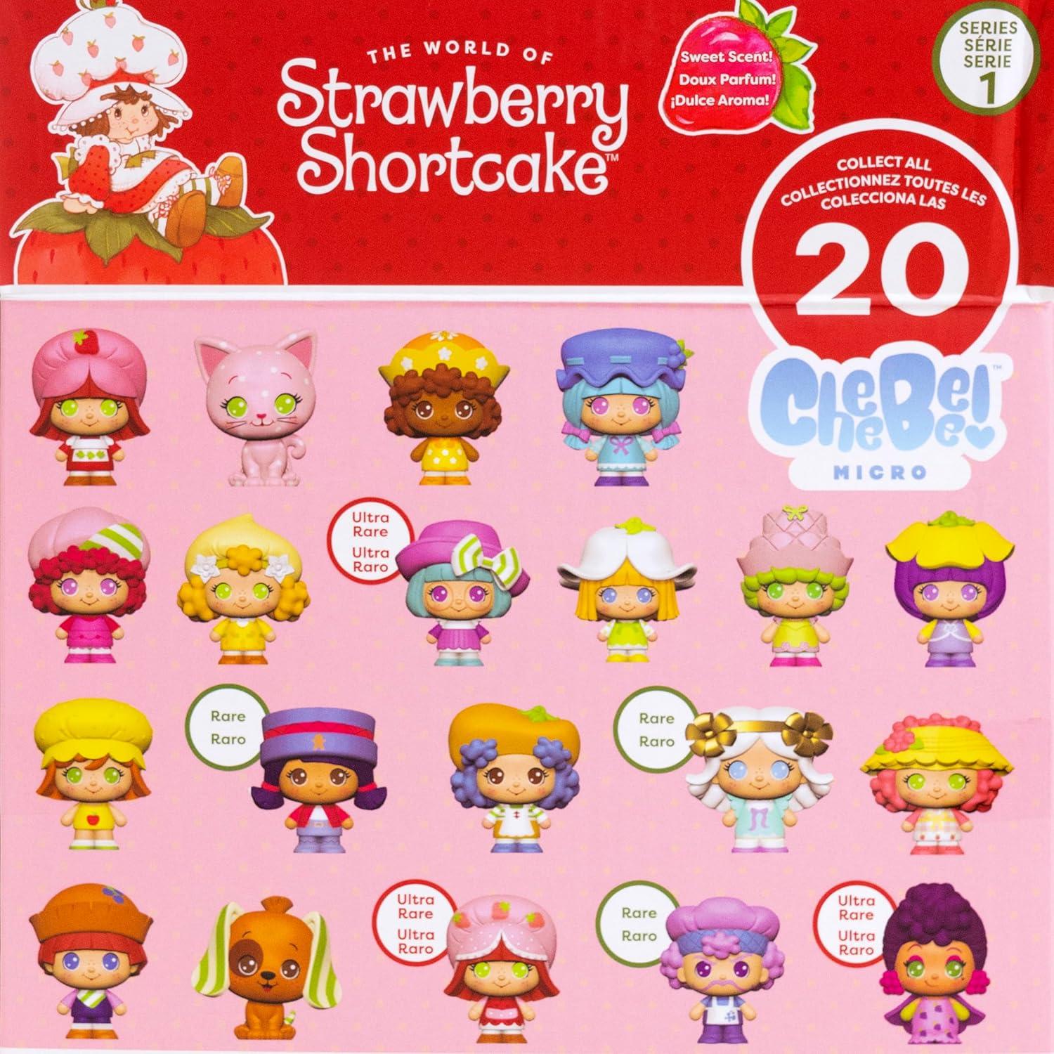 The Loyal Subjects Strawberry Shortcake 2-Pack with 4 Collectible Micro 1.5-inch Cheebee Blind Bag Mystery Figures