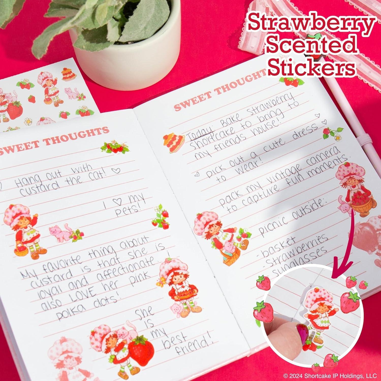 Conjunto de Diario Strawberry Shortcake con Bolígrafo y Stickers