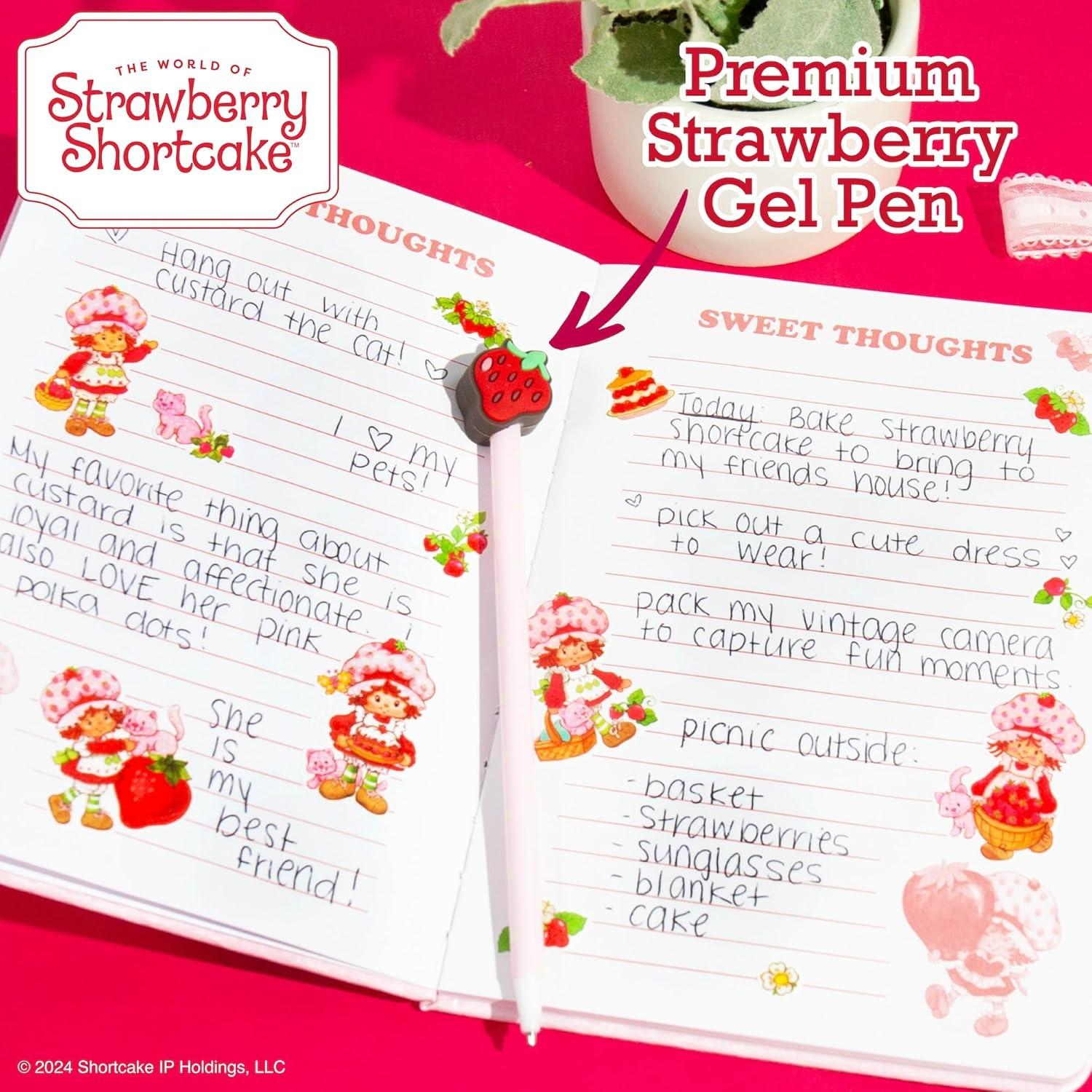 Conjunto de Diario Strawberry Shortcake con Bolígrafo y Stickers