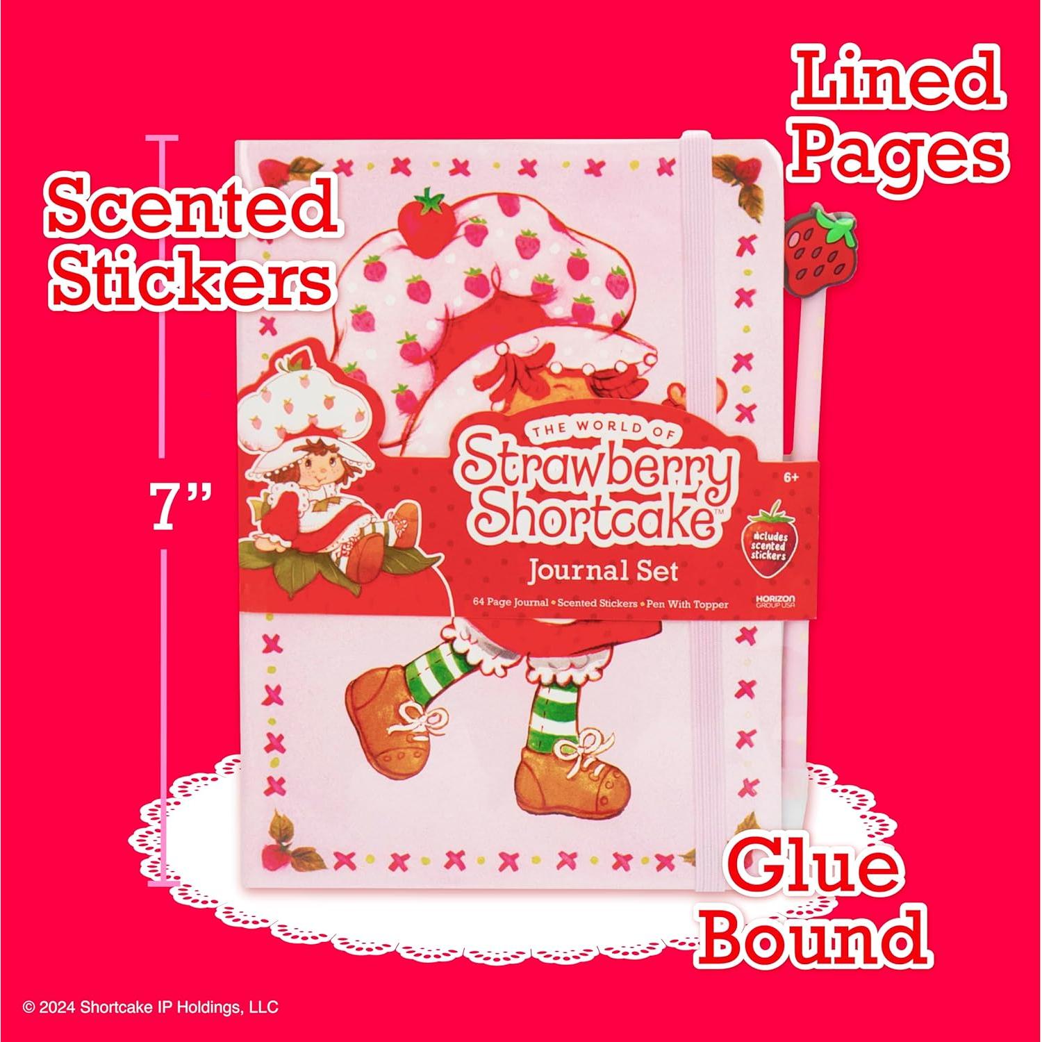Conjunto de Diario Strawberry Shortcake con Bolígrafo y Stickers
