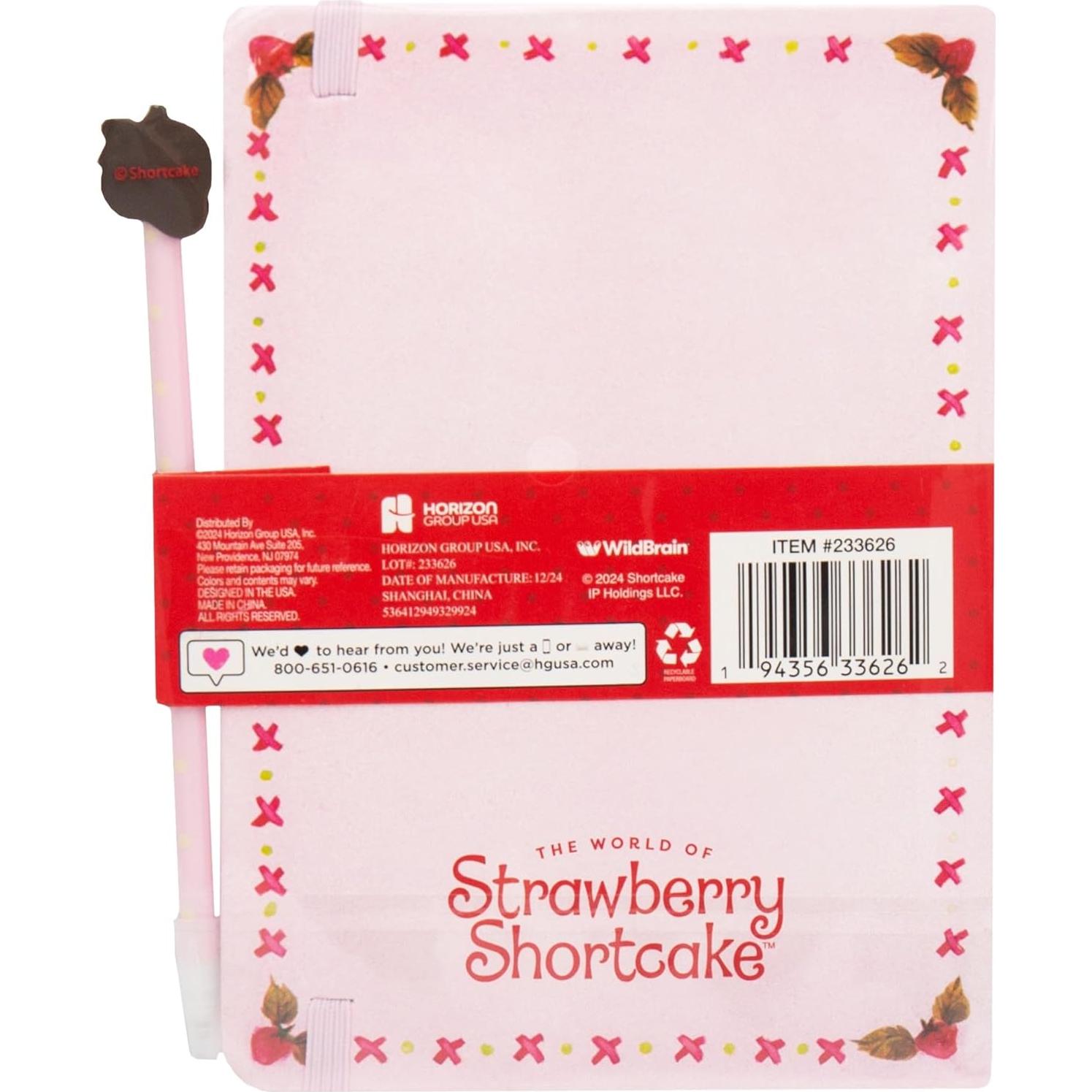 Conjunto de Diario Strawberry Shortcake con Bolígrafo y Stickers
